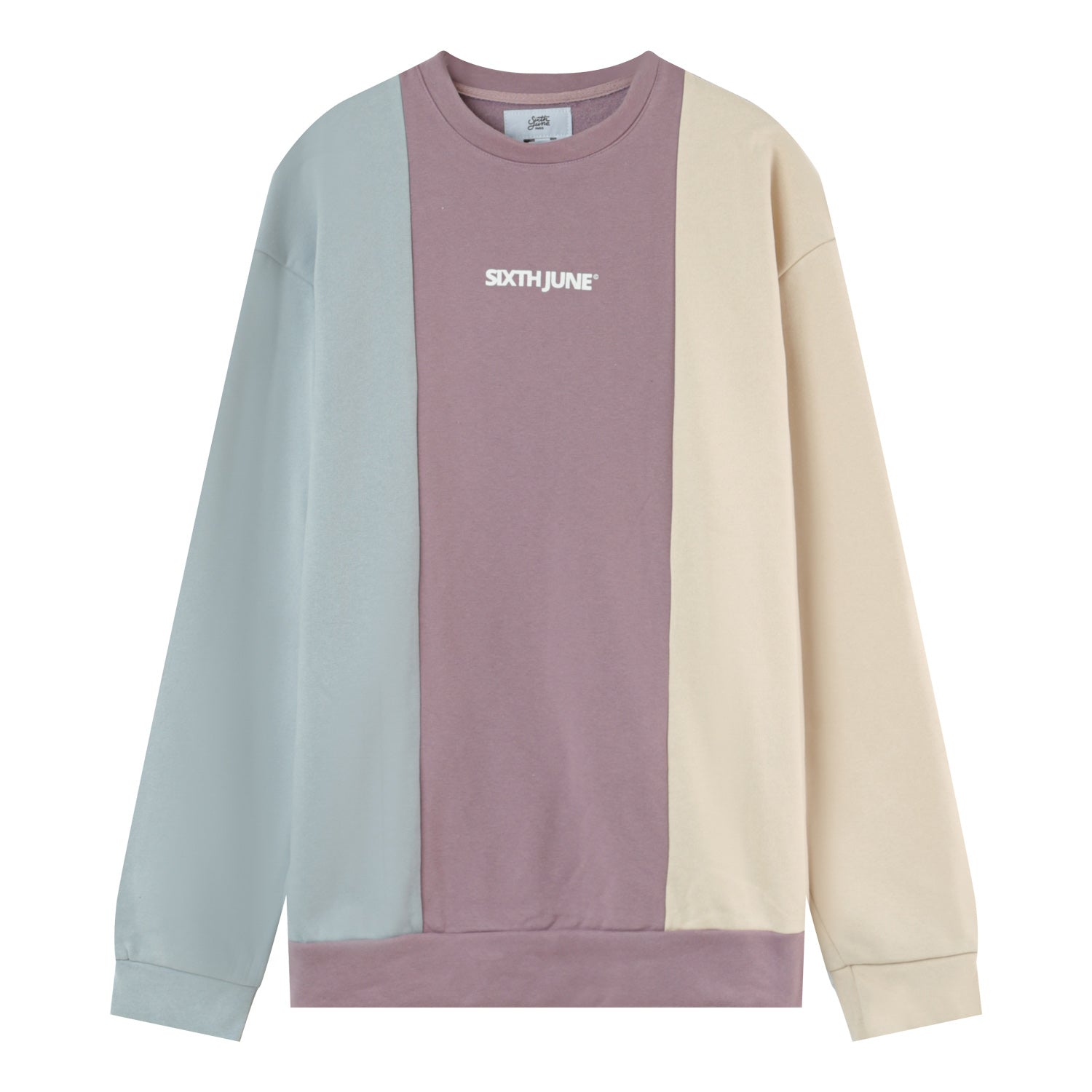 Sixth June - Sweatshirt tricolore logo Multicolore