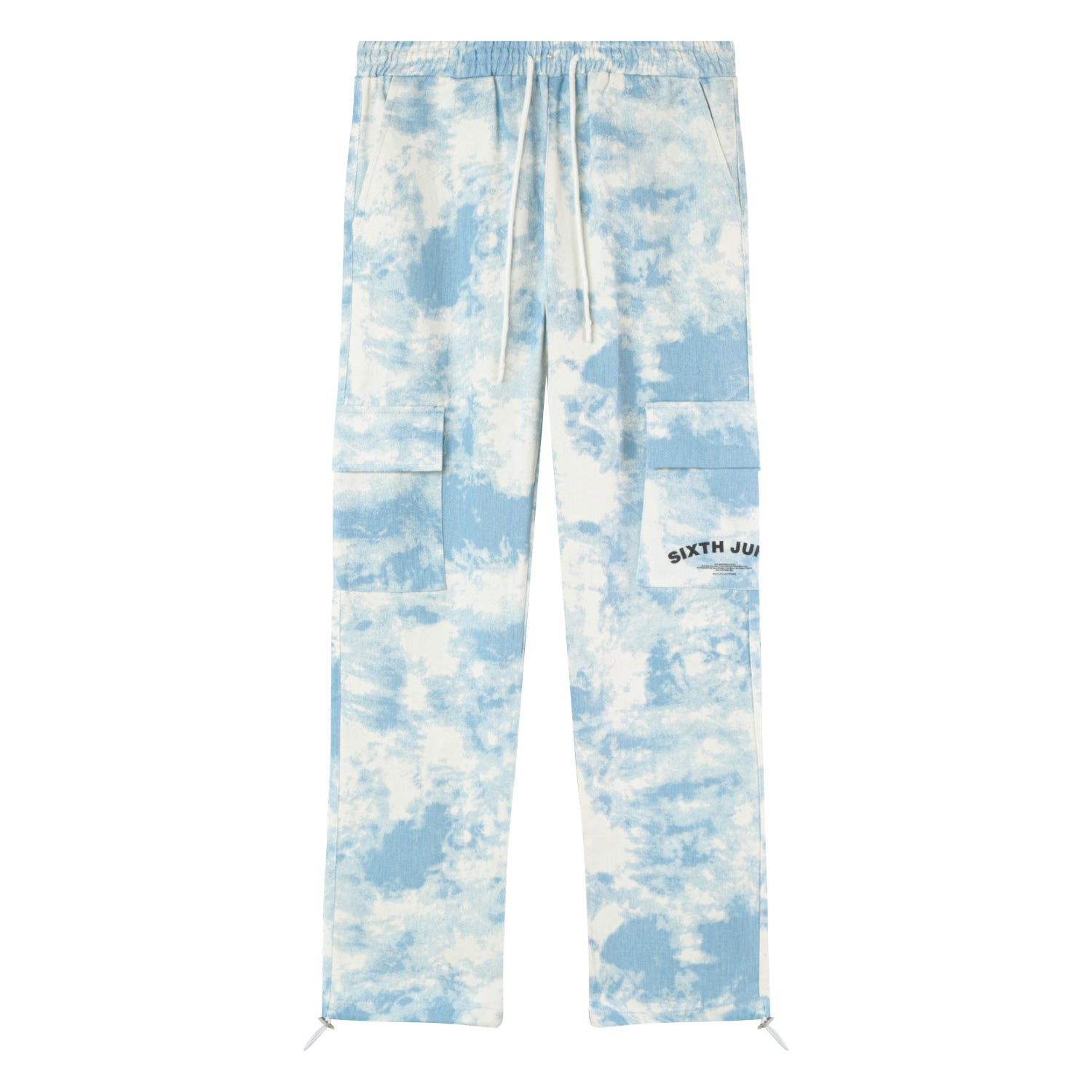 Sixth June - Pantalon cargo ciel Bleu clair