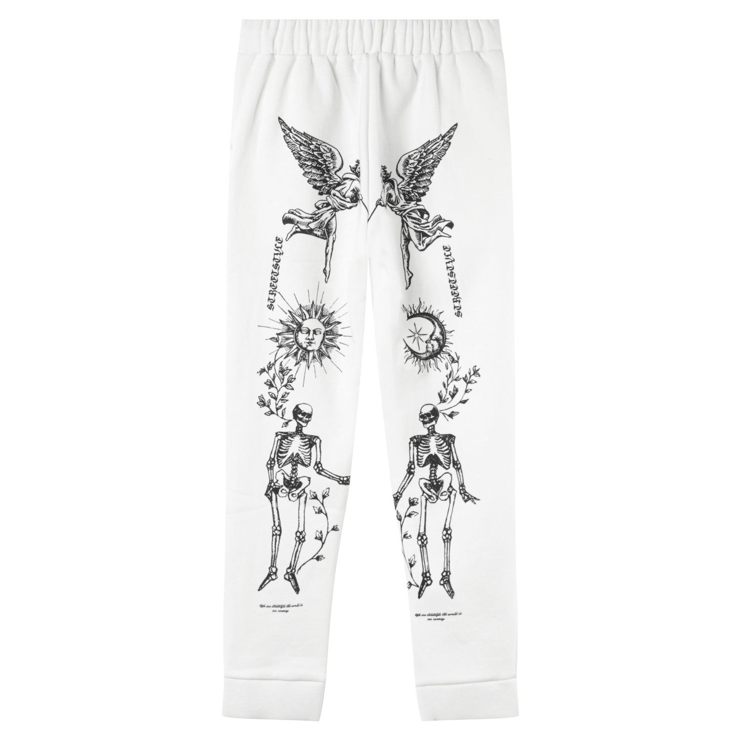 Sixth June - Jogging imprimés inspiration Tarot Blanc