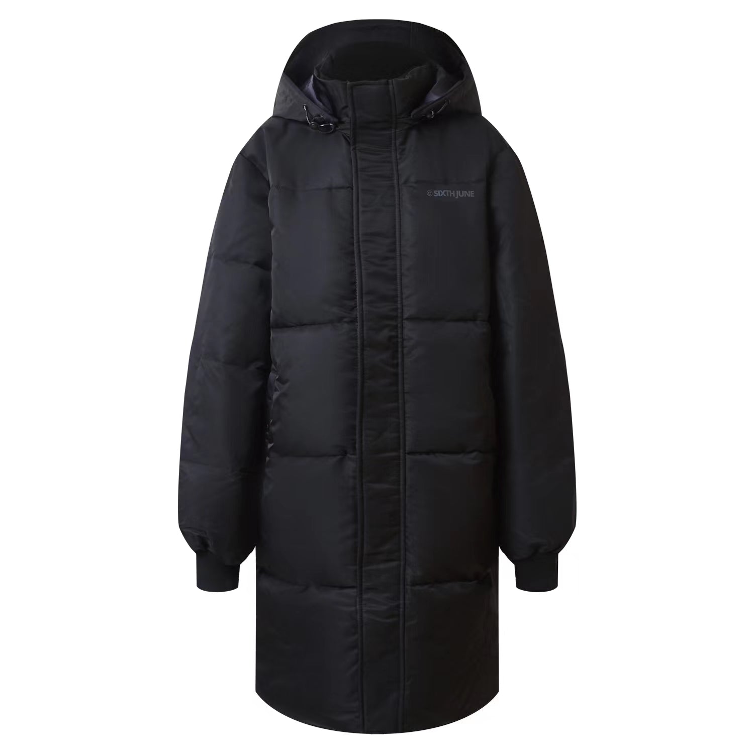 Sixth June - Doudoune longue nylon Noir