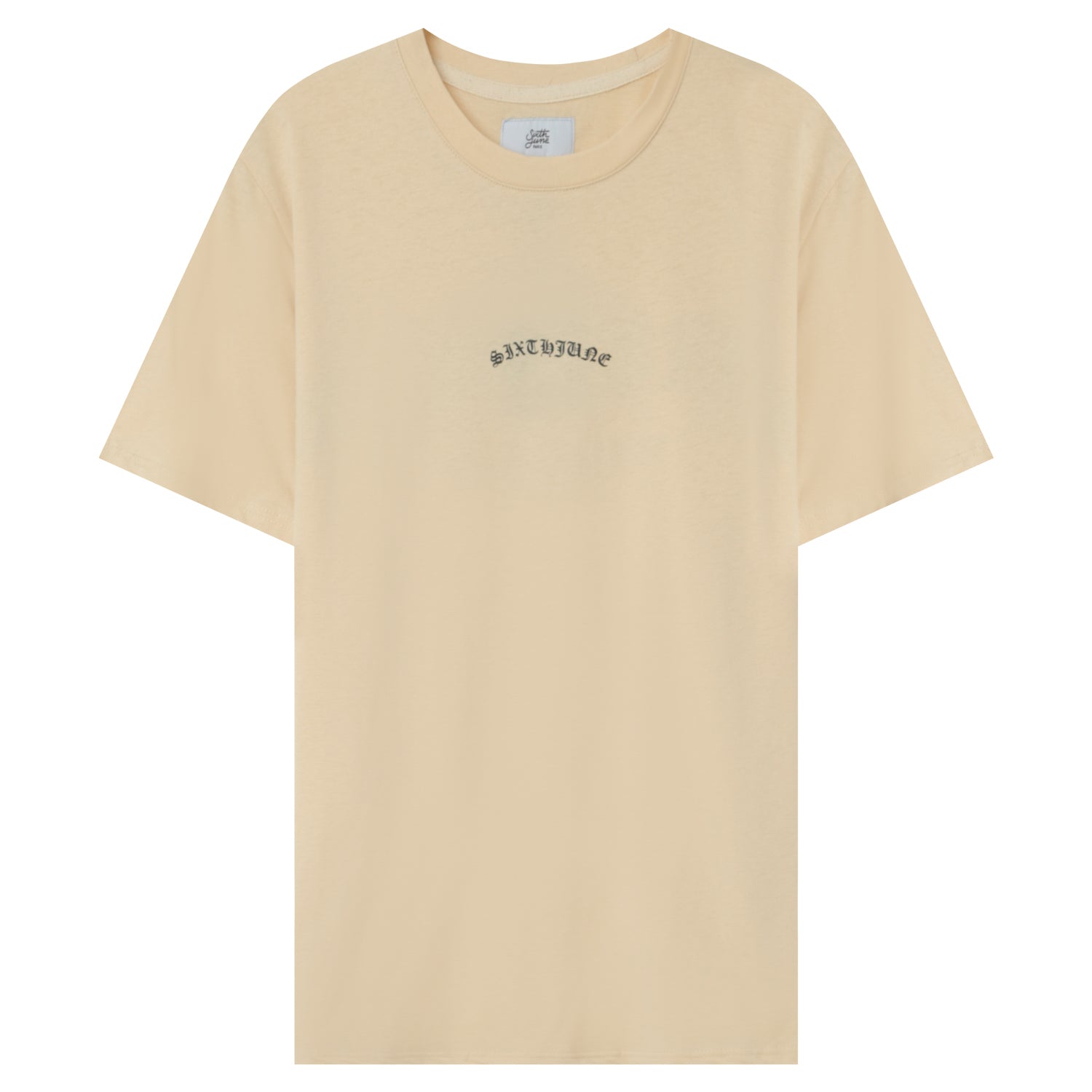Sixth June - T-shirt logo gothique Beige