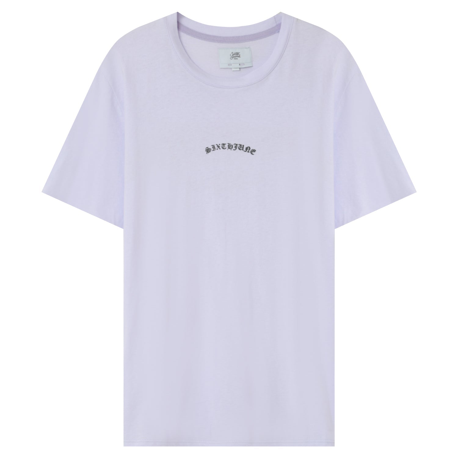 Sixth June - T-shirt logo gothique Violet clair