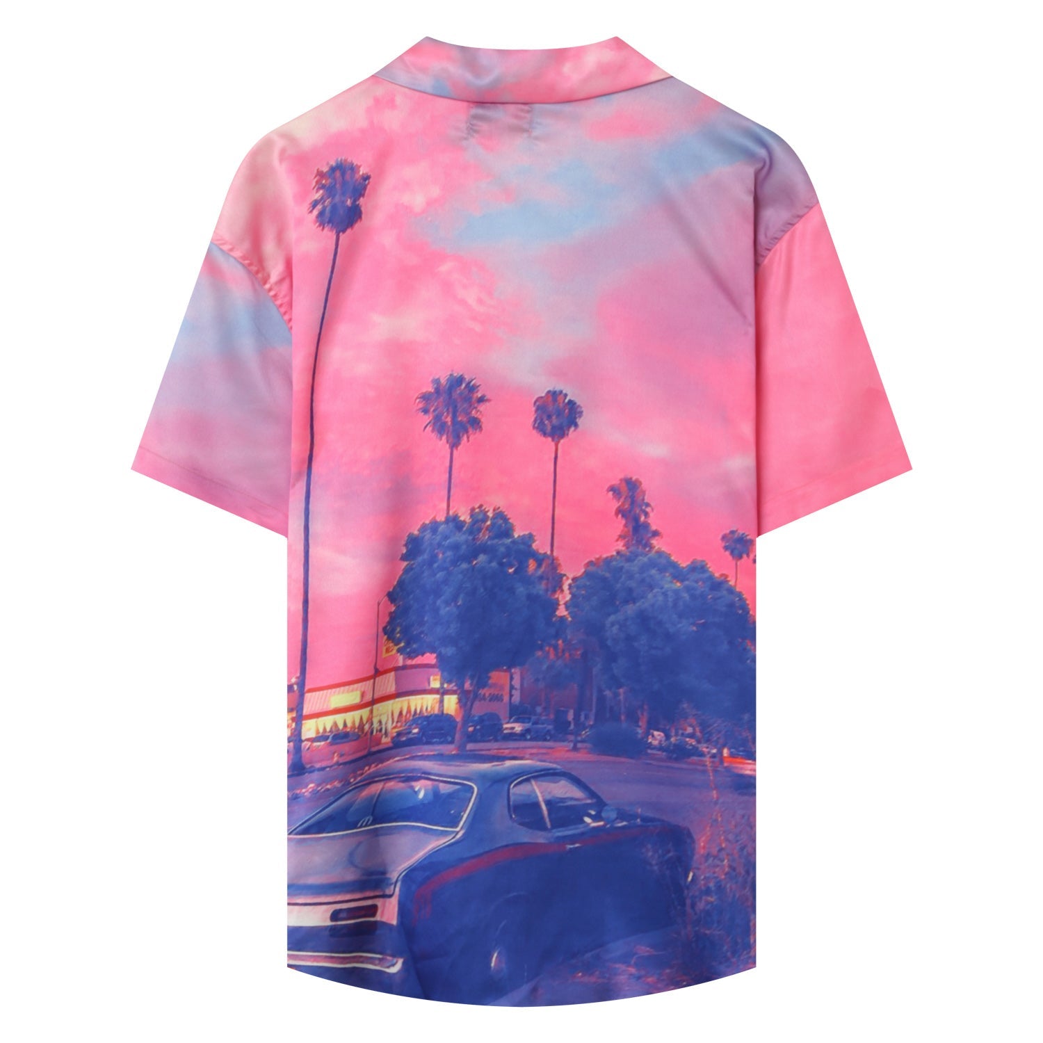 Sixth June - Chemise satiné sunset Rose