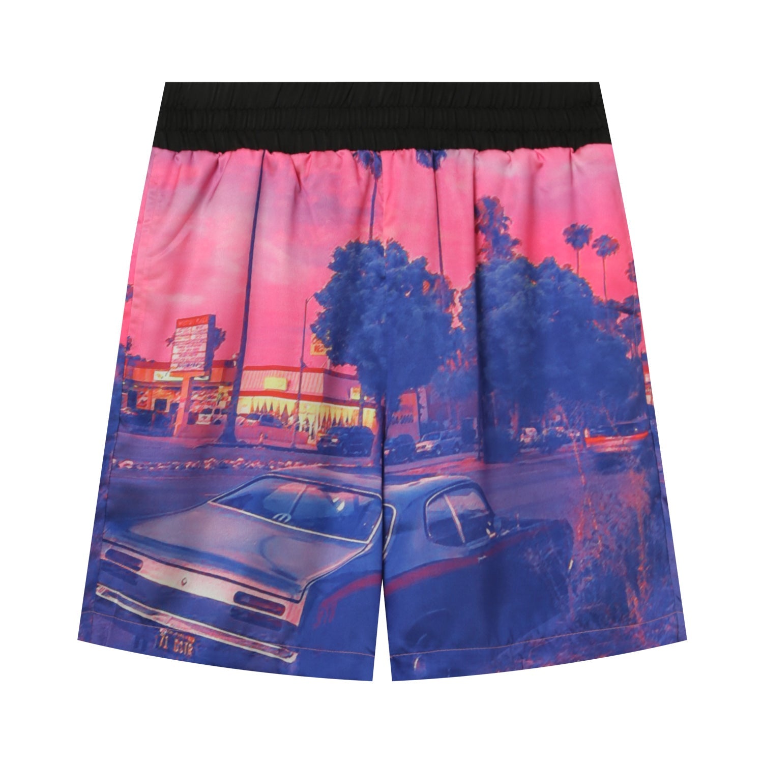 Sixth June - Short satiné sunset Rose