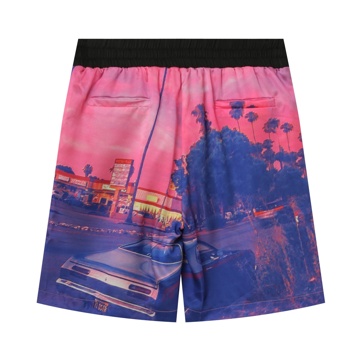 Sixth June - Short satiné sunset Rose