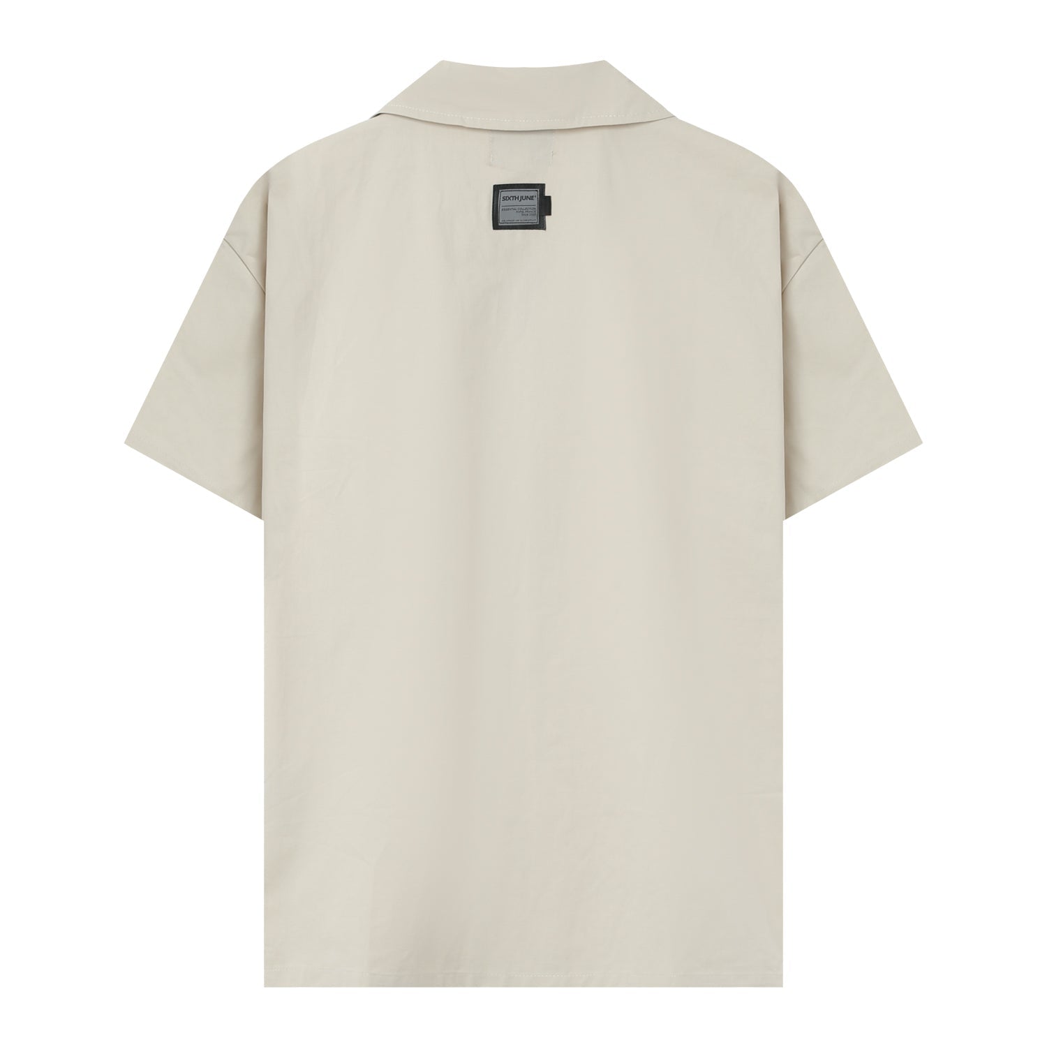 Chemise utilitaire manches courtes Beige