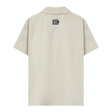 Chemise utilitaire manches courtes Beige