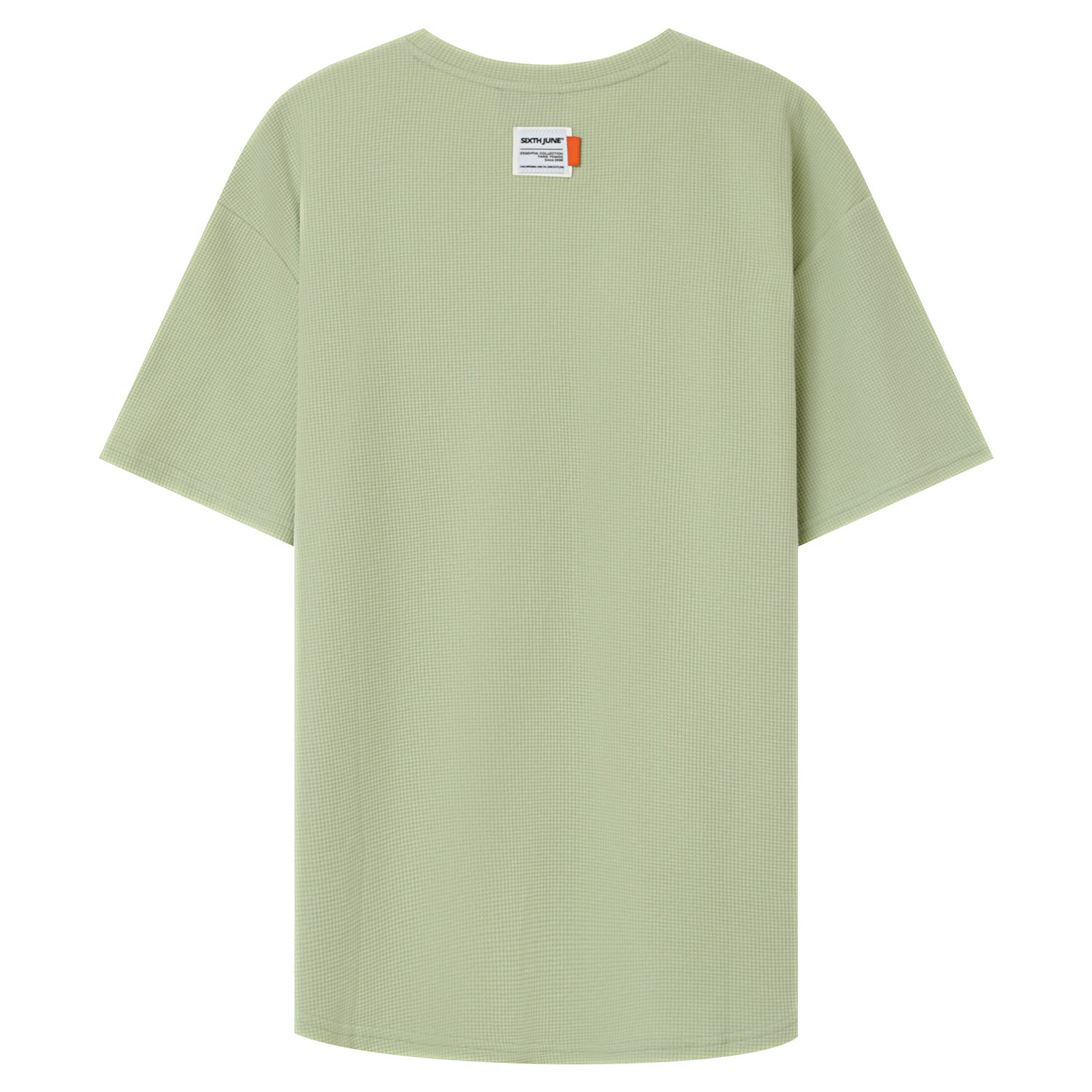 Sixth June - T-shirt gaufré oversize Vert clair