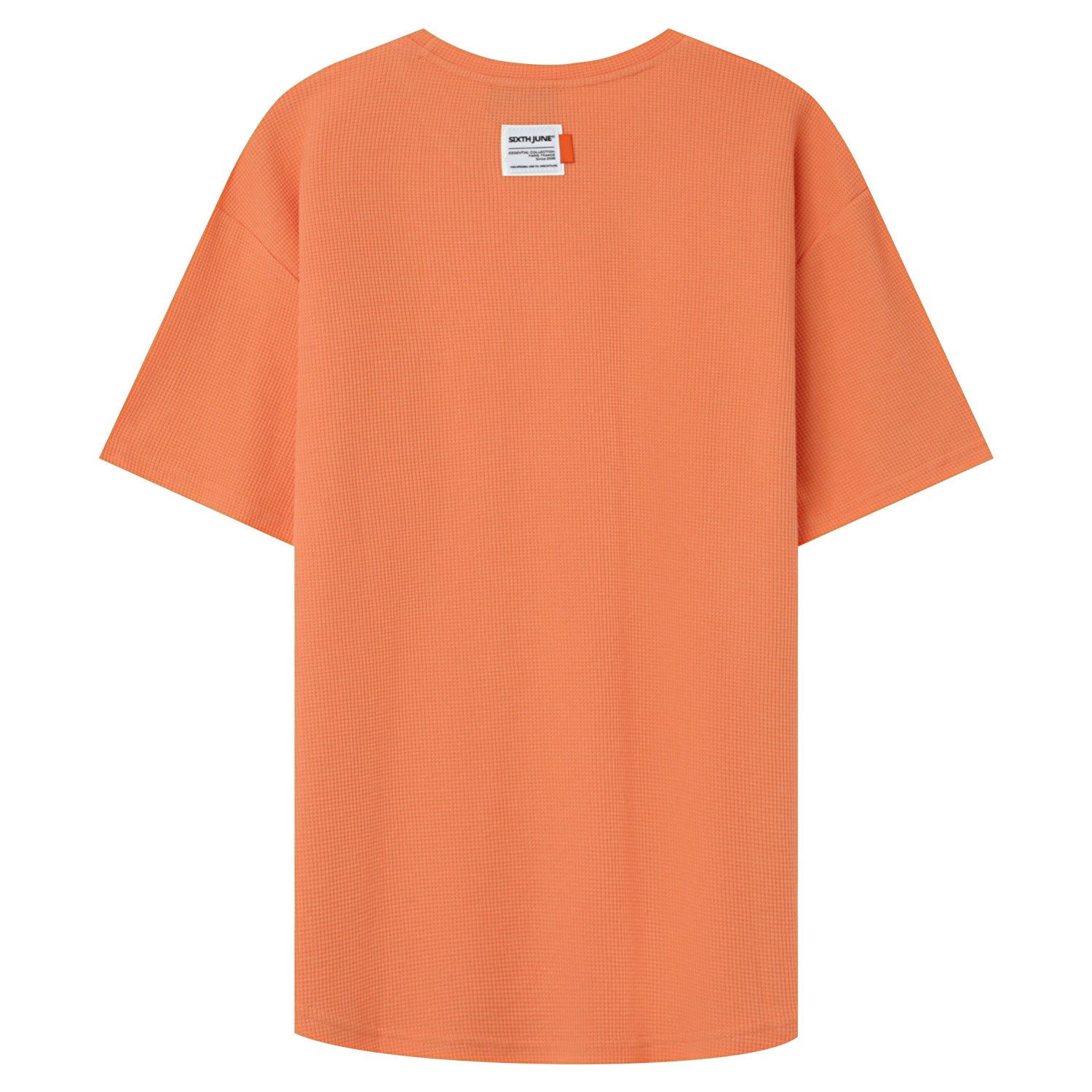 Sixth June - T-shirt gaufré oversize Orange