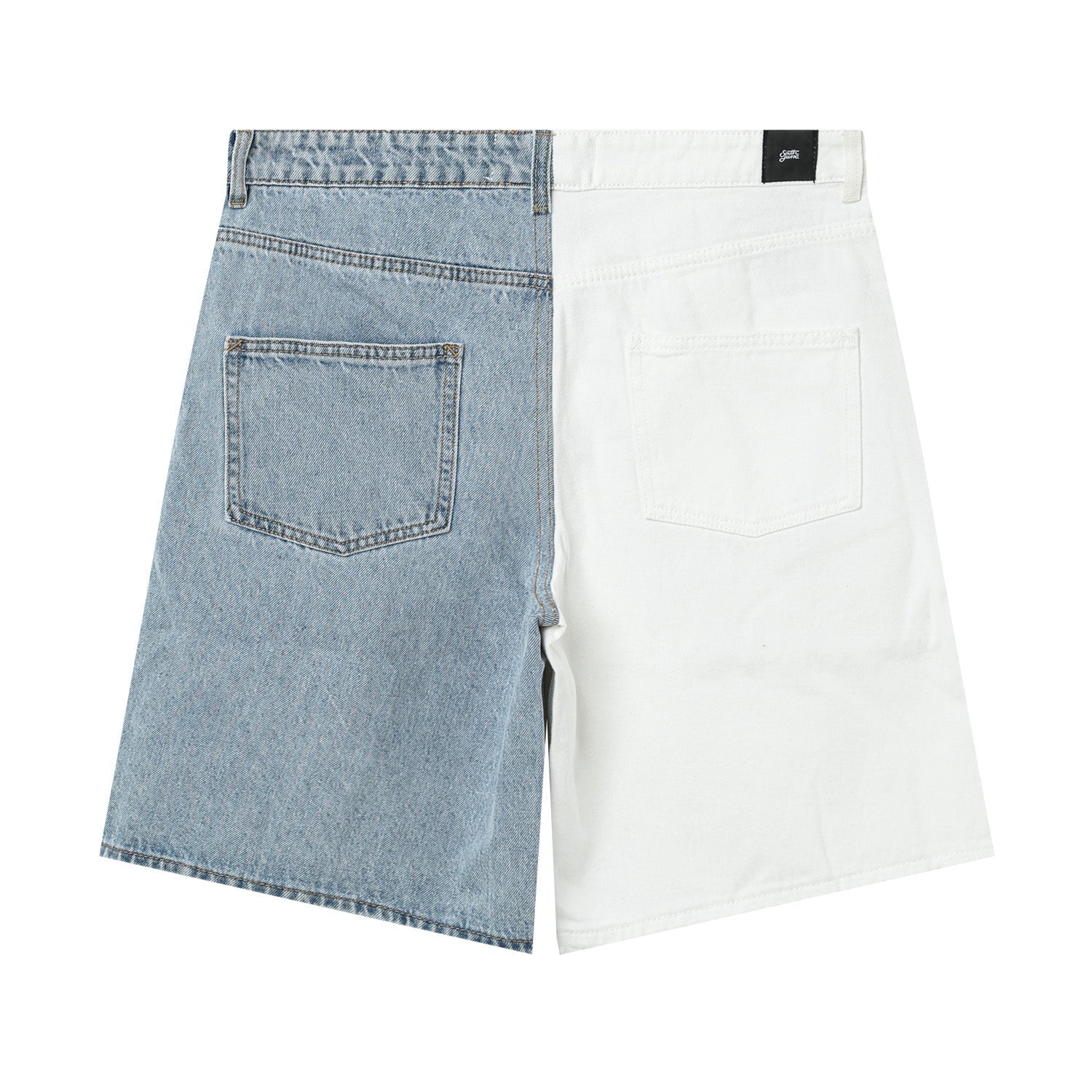 Sixth June - Short jean bicolore Bleu