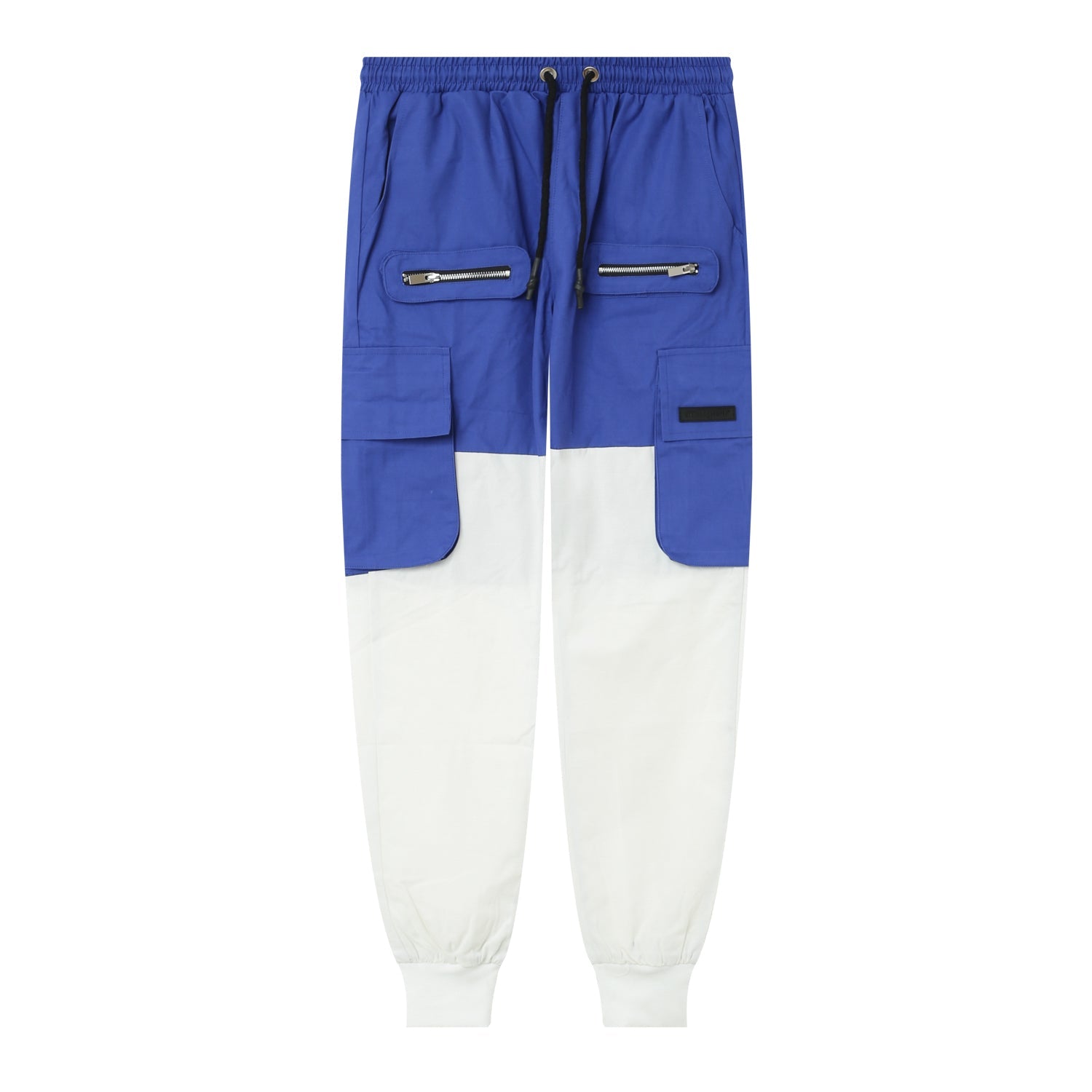 Sixth June - Pantalon cargo bicolore Bleu