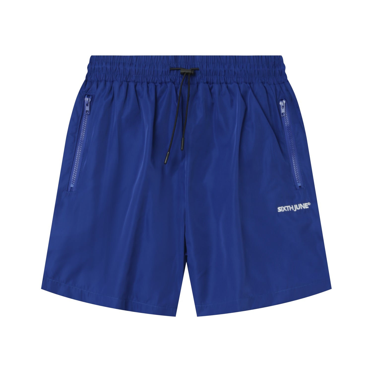Sixth June - Short de bain logo Bleu foncé