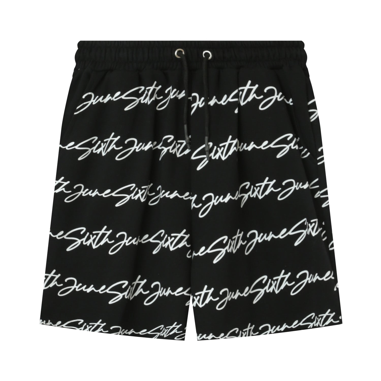 Sixth June - Short logo signature imprimé Noir