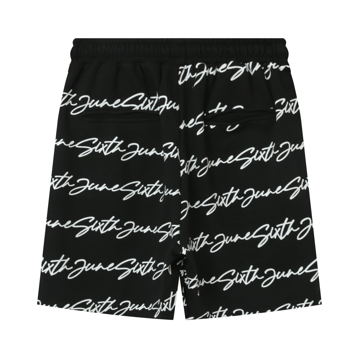 Sixth June - Short logo signature imprimé Noir