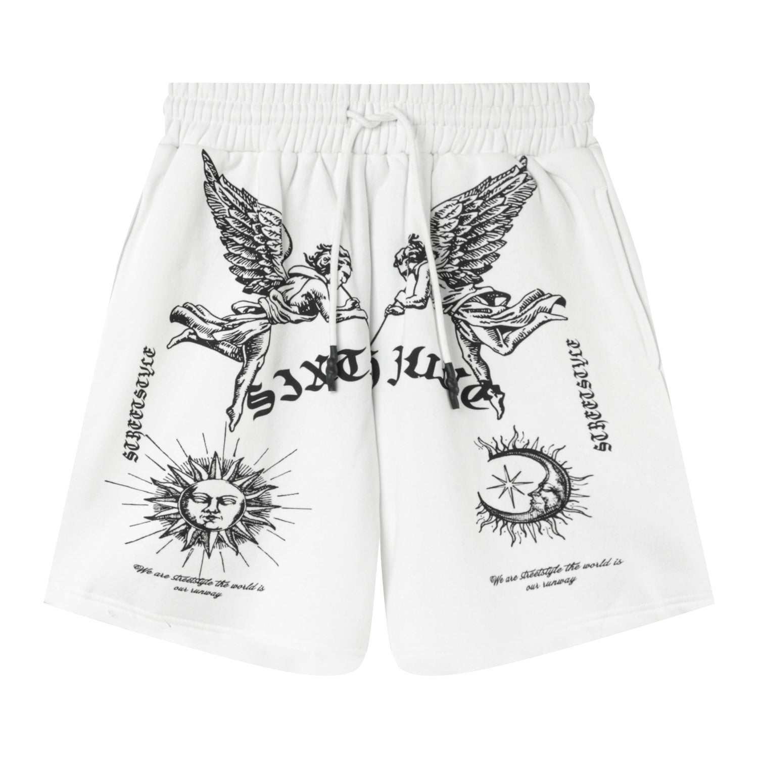 Sixth June - Short imprimé Tarot Blanc