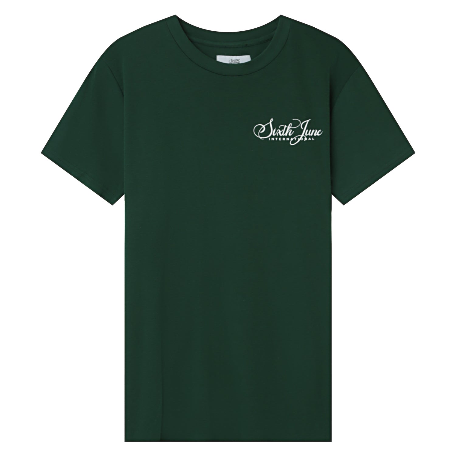 Sixth June - T-shirt logo signature Vert foncé