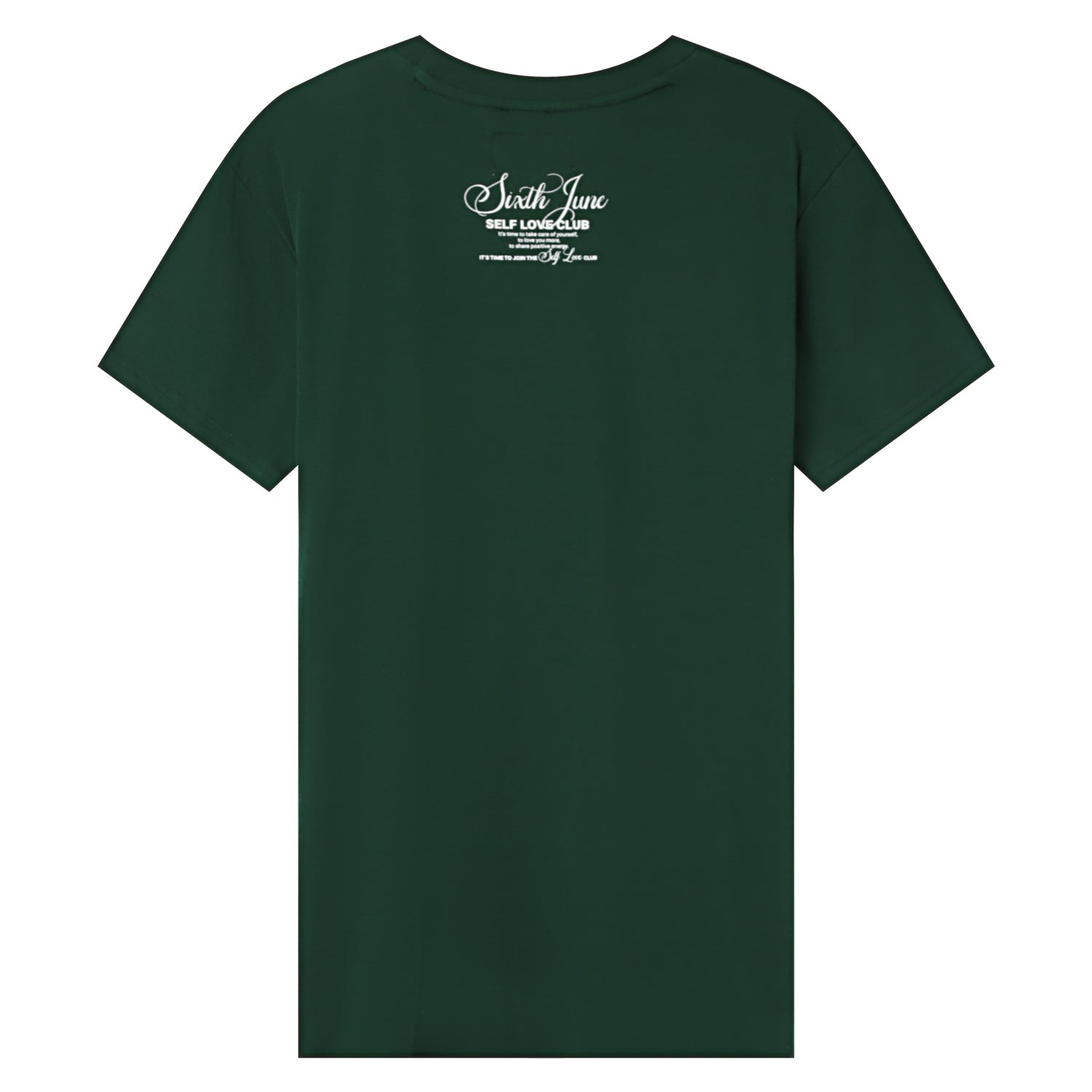 Sixth June - T-shirt logo signature Vert foncé
