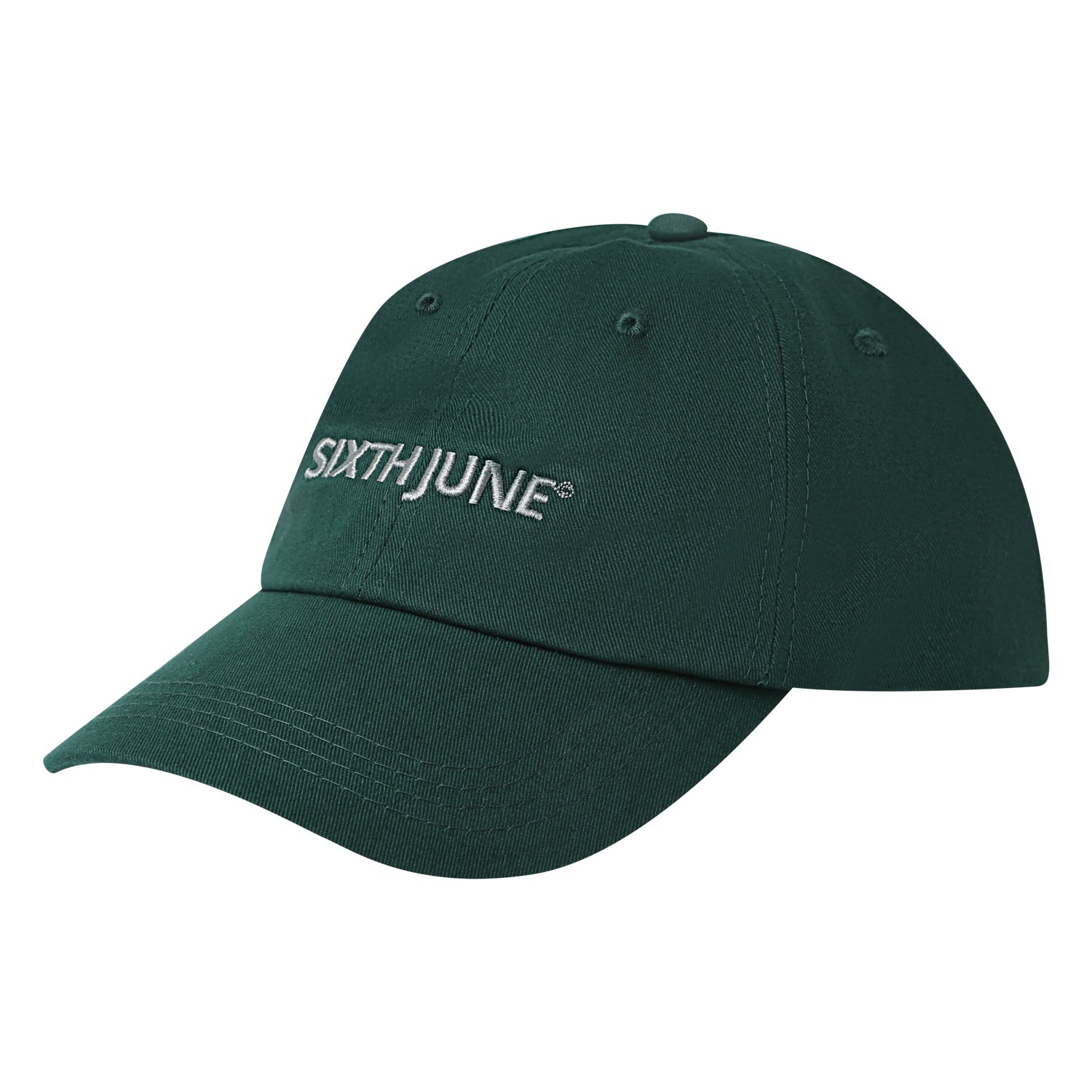 Sixth June - Casquette logo brodé Vert foncé