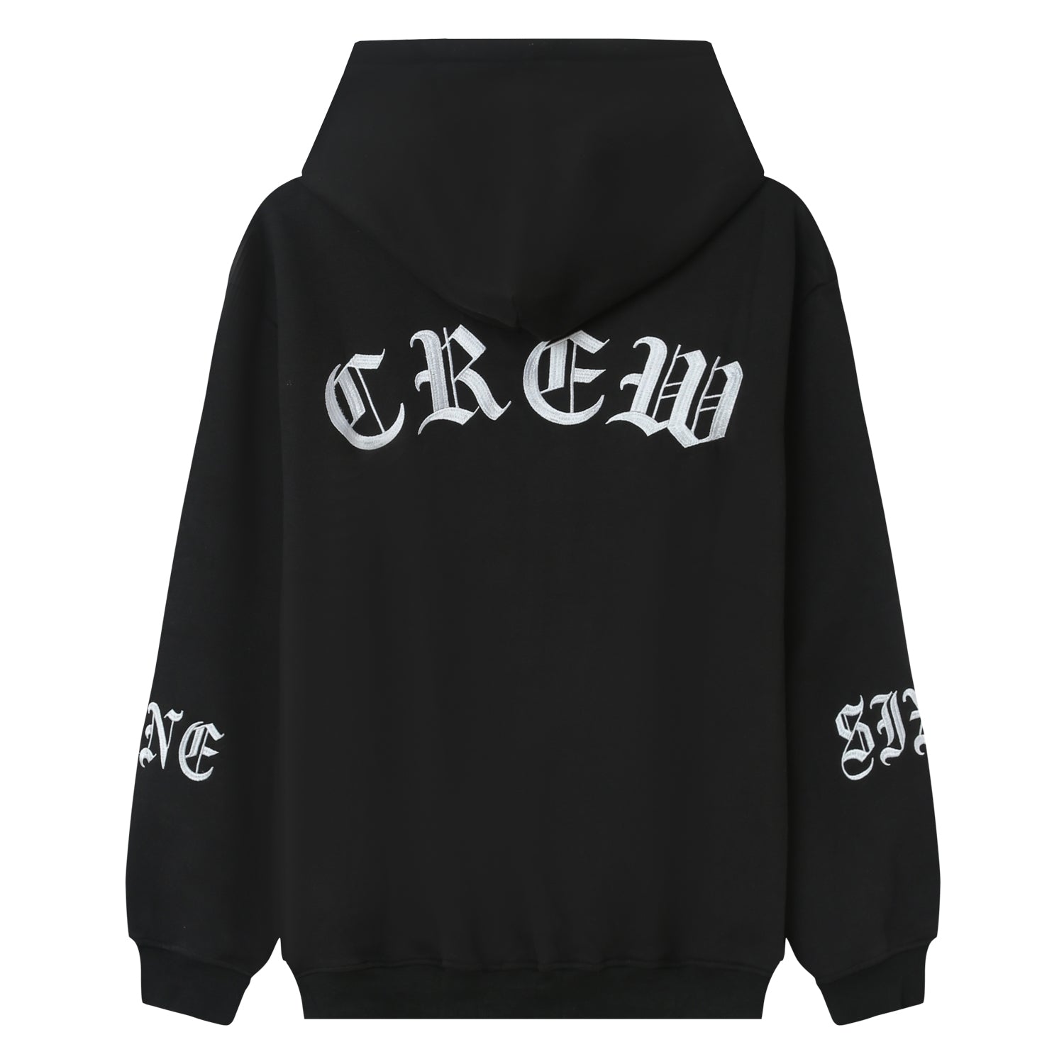 Sixth June - Sweat capuche crew molletonné Noir