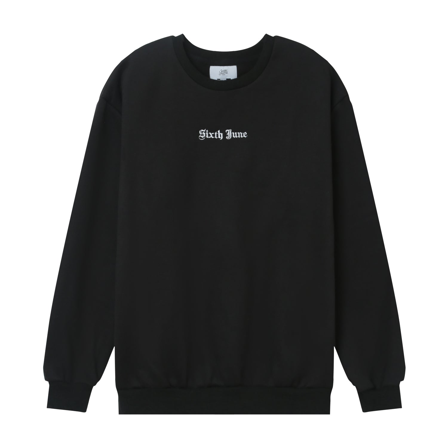 Sixth June - Sweat broderies crew Noir