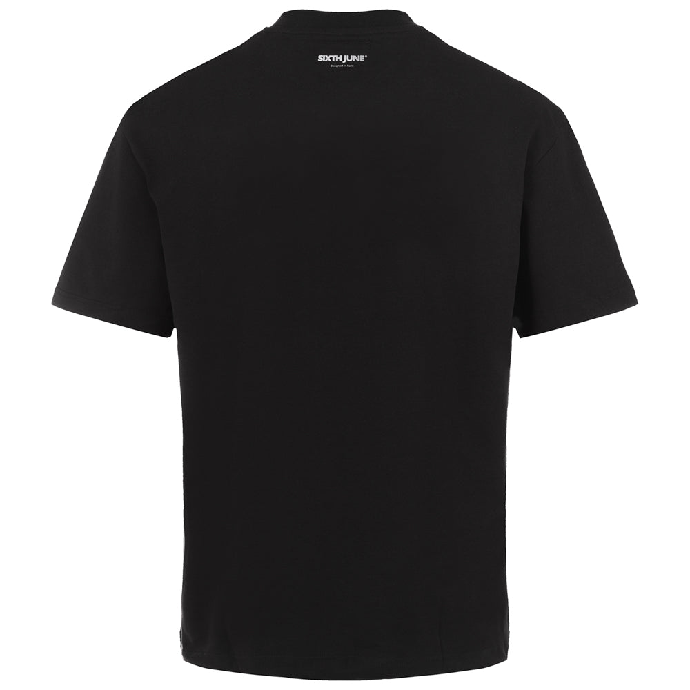 T-shirt vintage squelette Noir