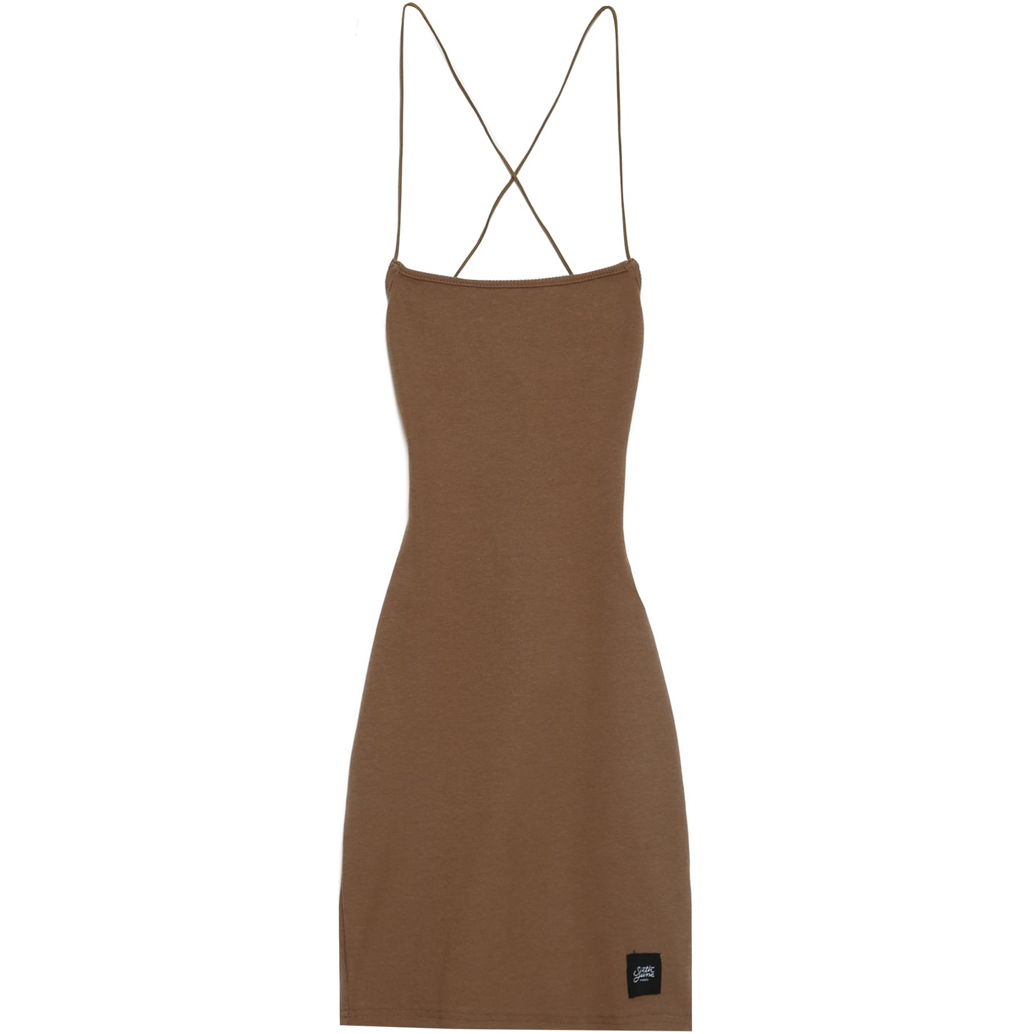 Sixth June - Robe sexy lycra marron