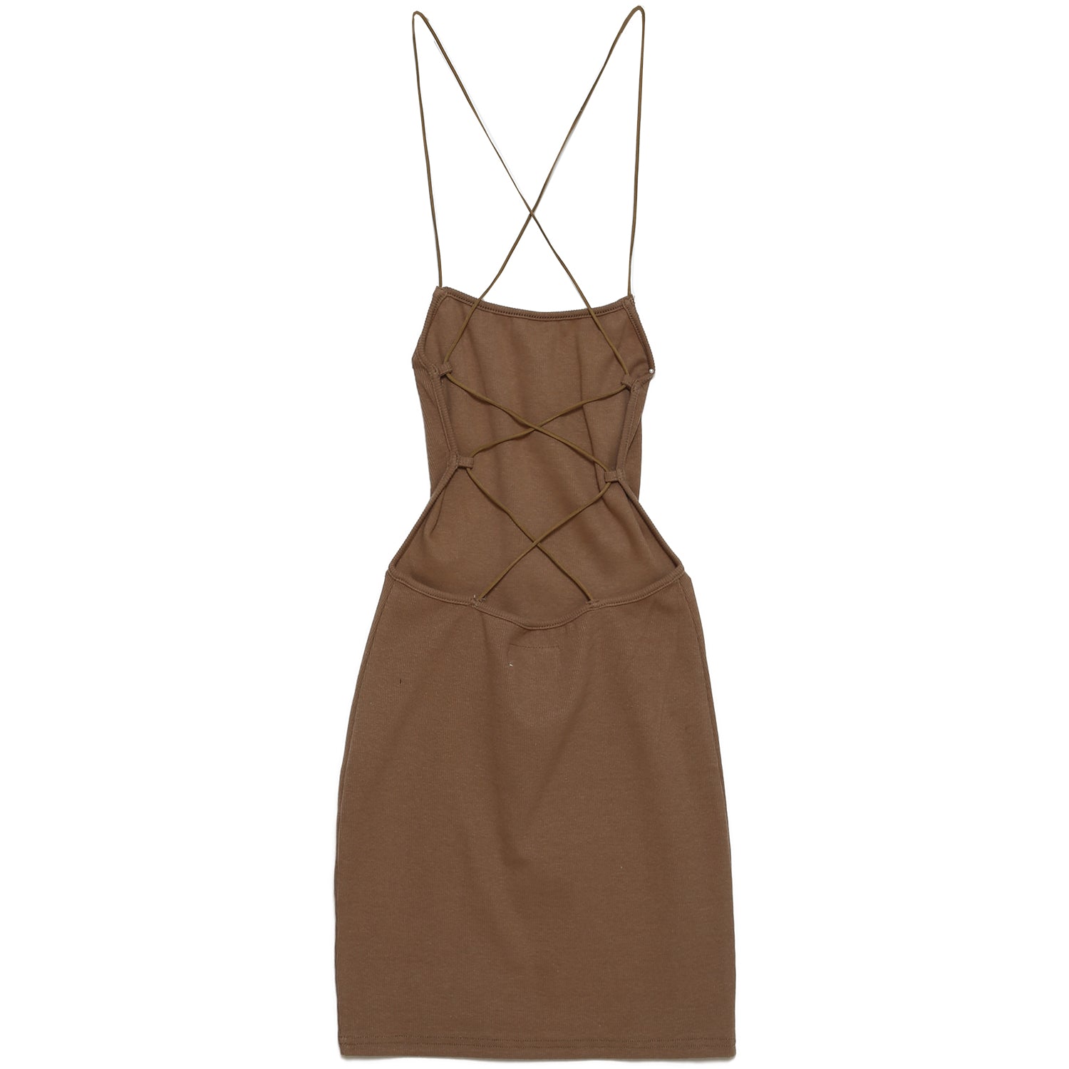 Sixth June - Robe sexy lycra marron