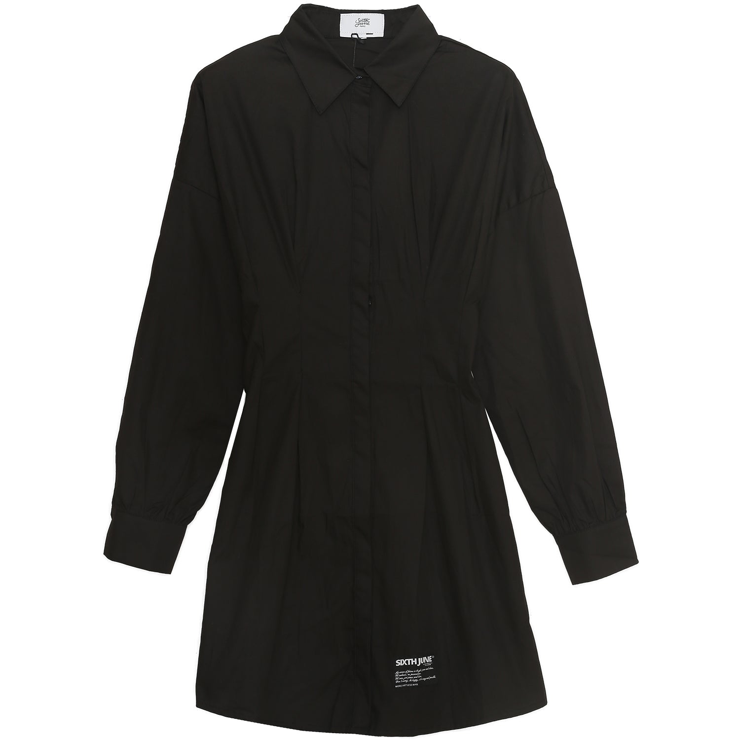 Sixth June - Robe chemise corset noir