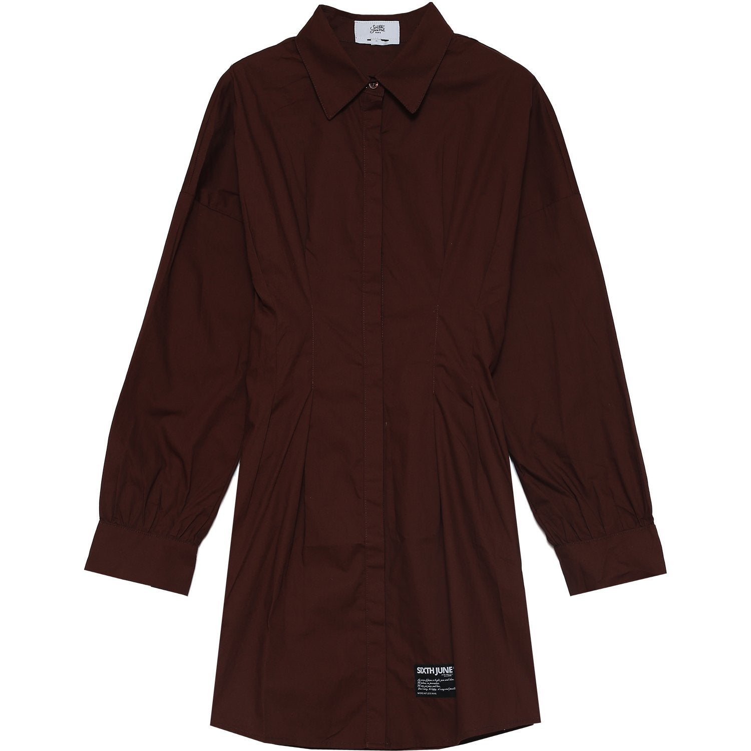 Sixth June - Robe chemise corset Marron