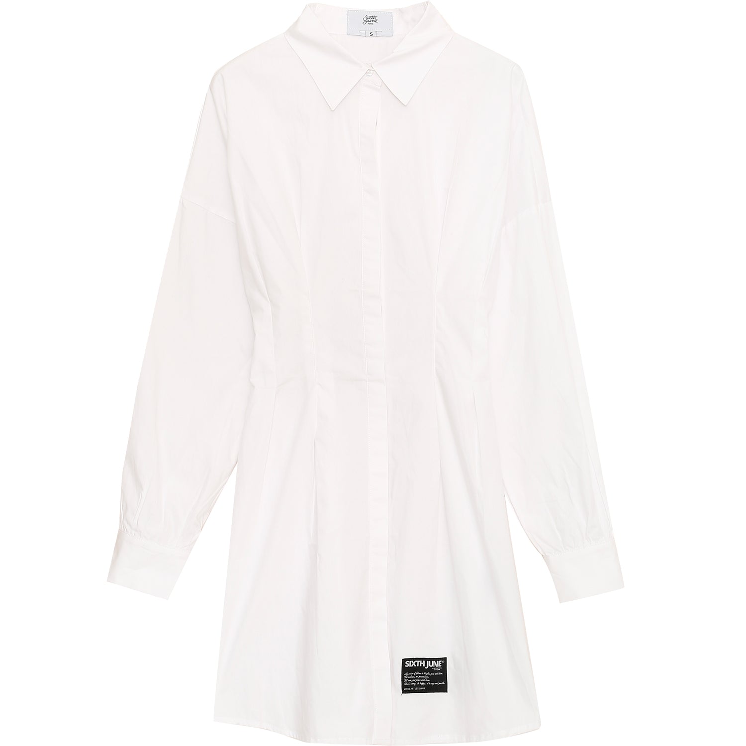 Sixth June - Robe chemise corset blanc