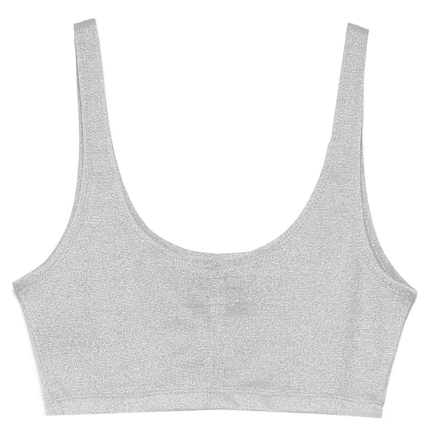 Sixth June - Brassière bretelle scintillante beige