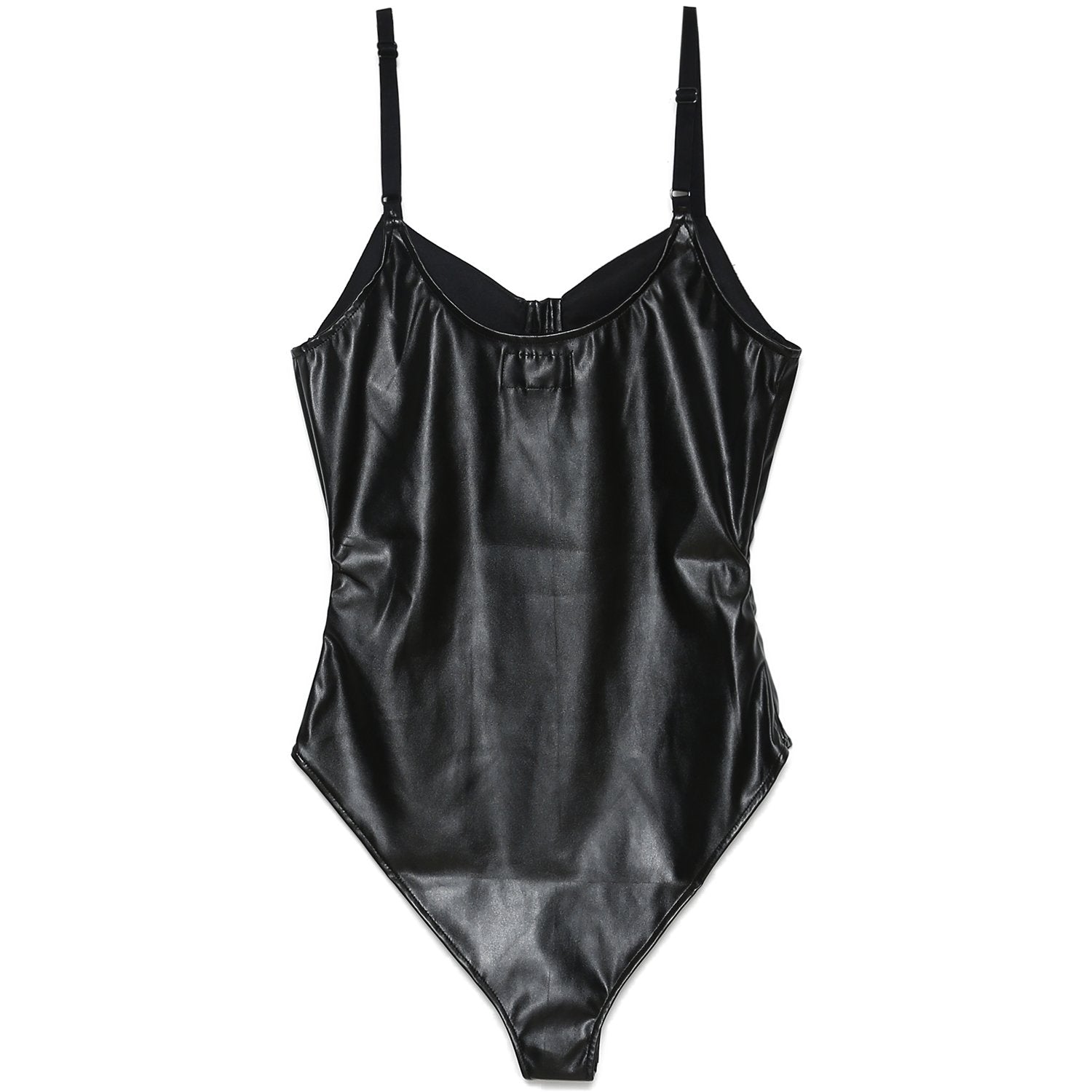 Faux leather body black