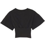 Sixth June - T-shirt court corset noir
