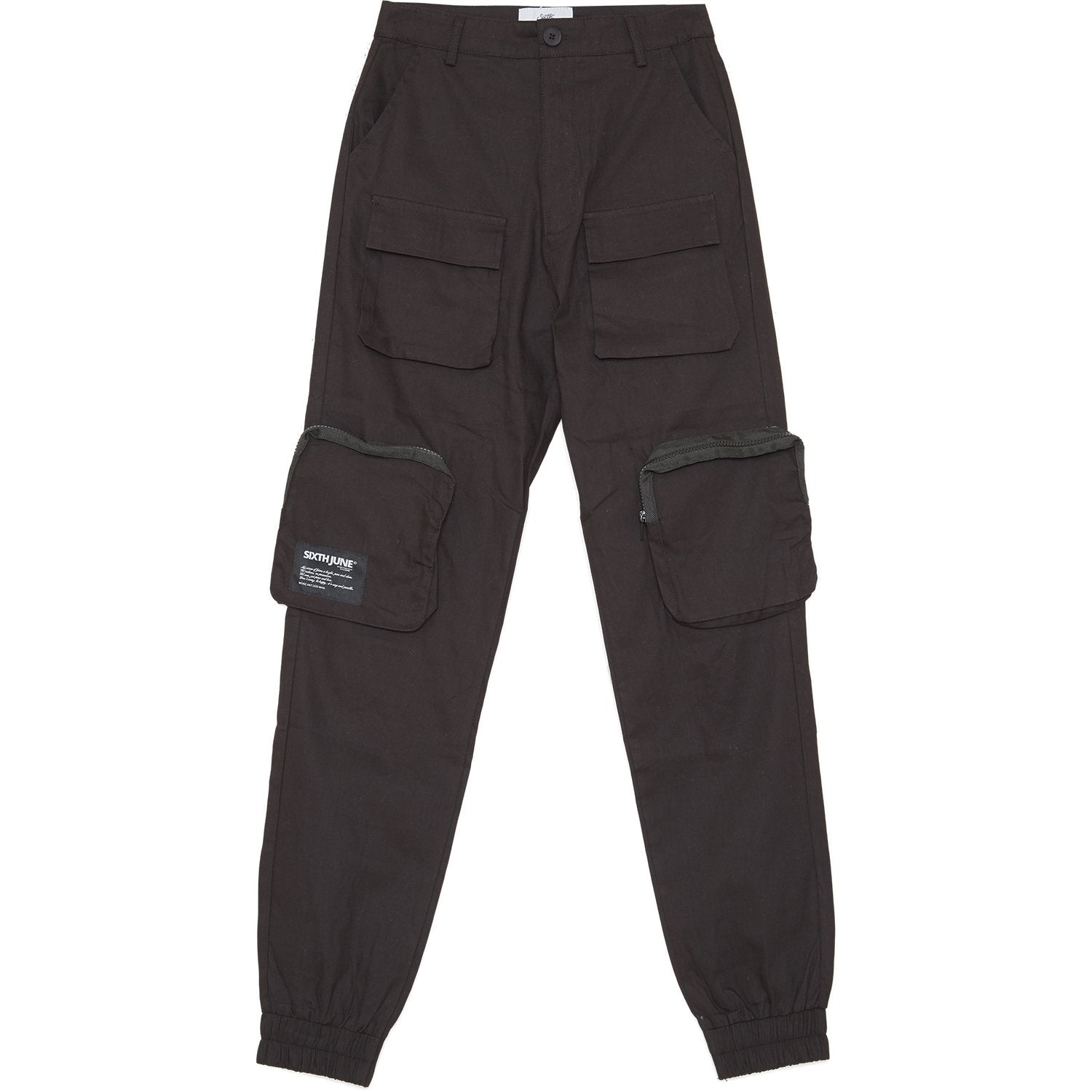 Sixth June - Pantalon cargo multipoches noir