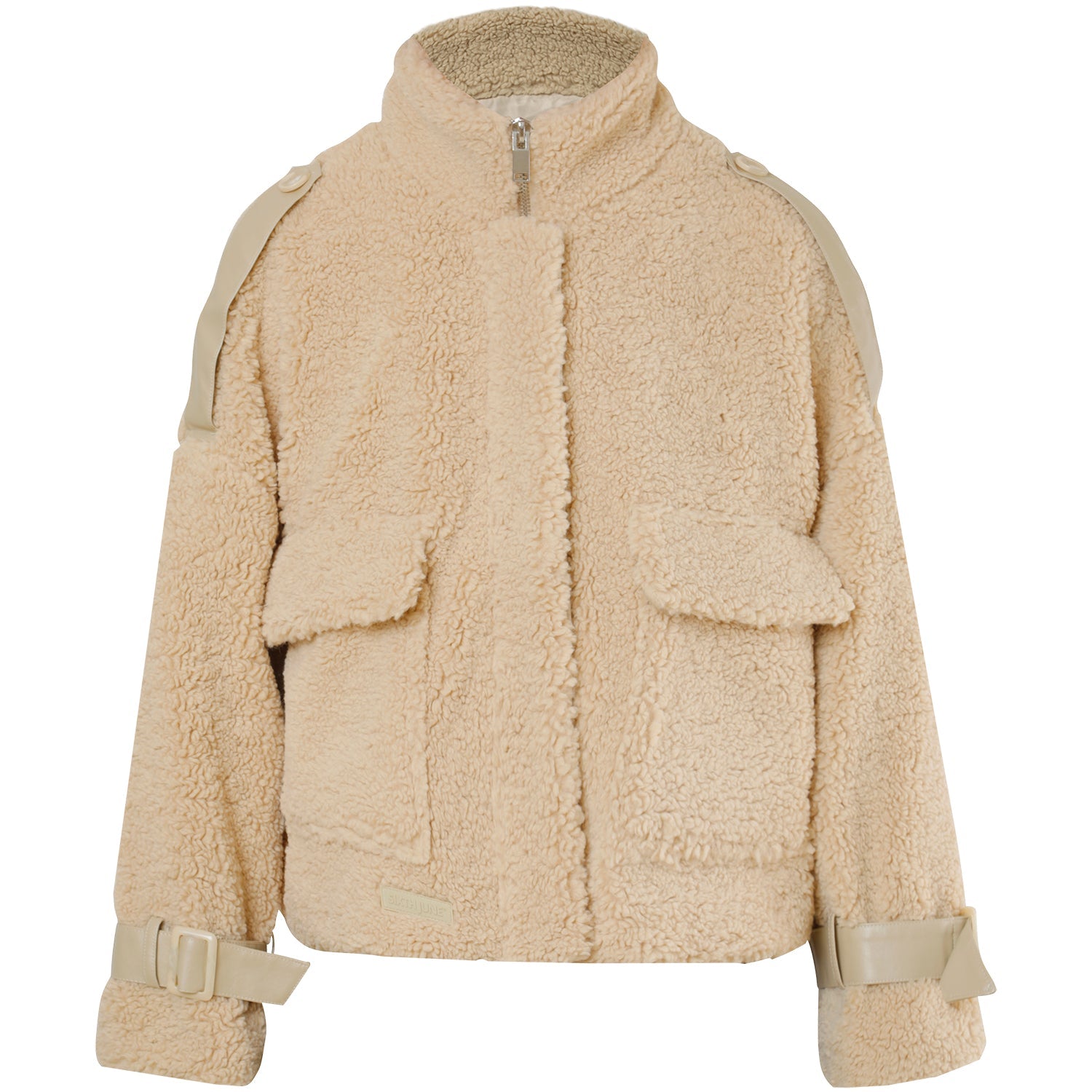 Sixth June - Veste aviateur sherpa Beige
