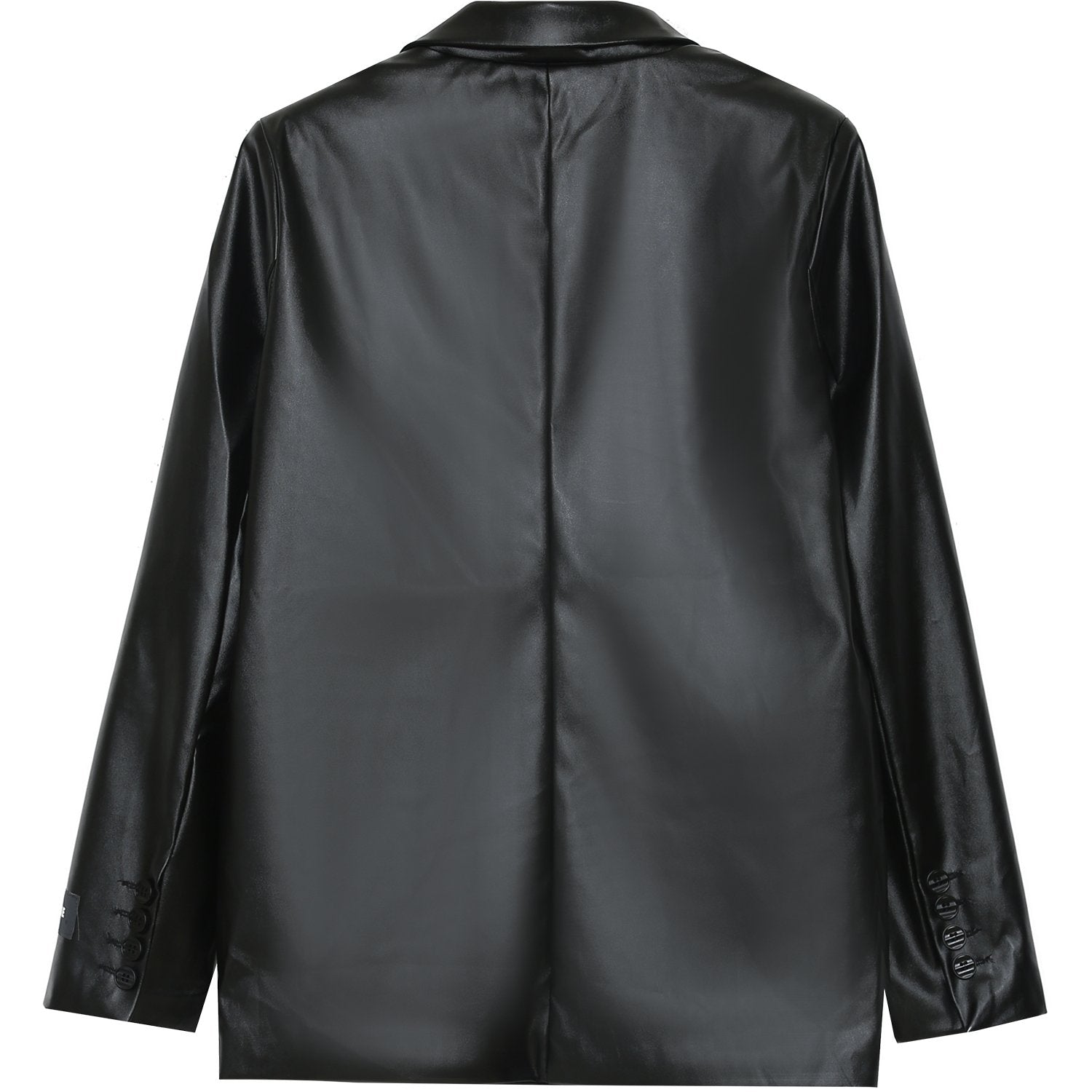 Sixth June - Veste blazer simili cuir noir