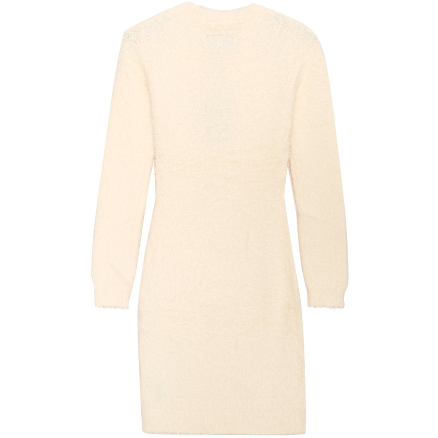 Sixth June - Robe courte duveteuse Blanc cassé