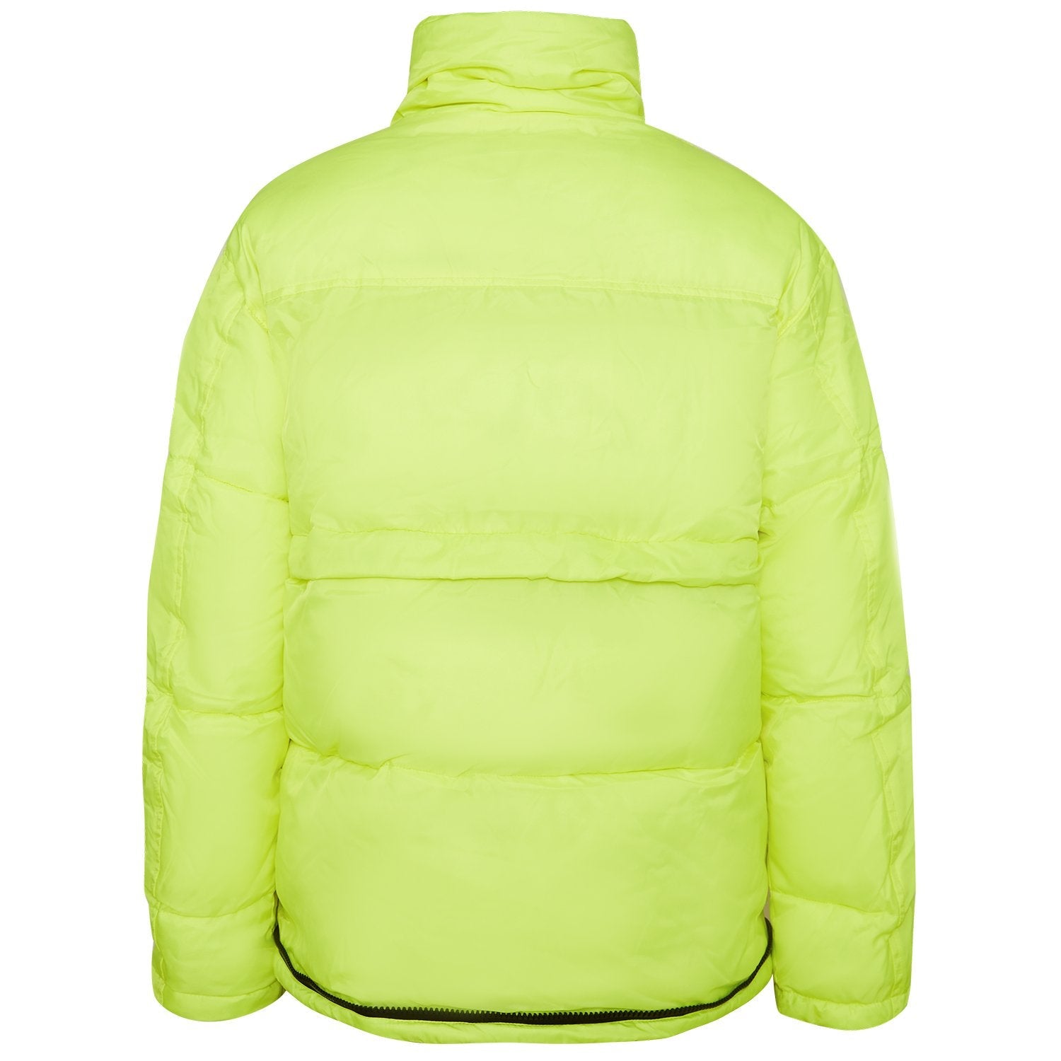 Doudoune oversize néon jaune