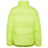 Fluo oversized down jacket yellow