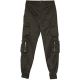 Sixth June - Pantalon cargo zip kaki