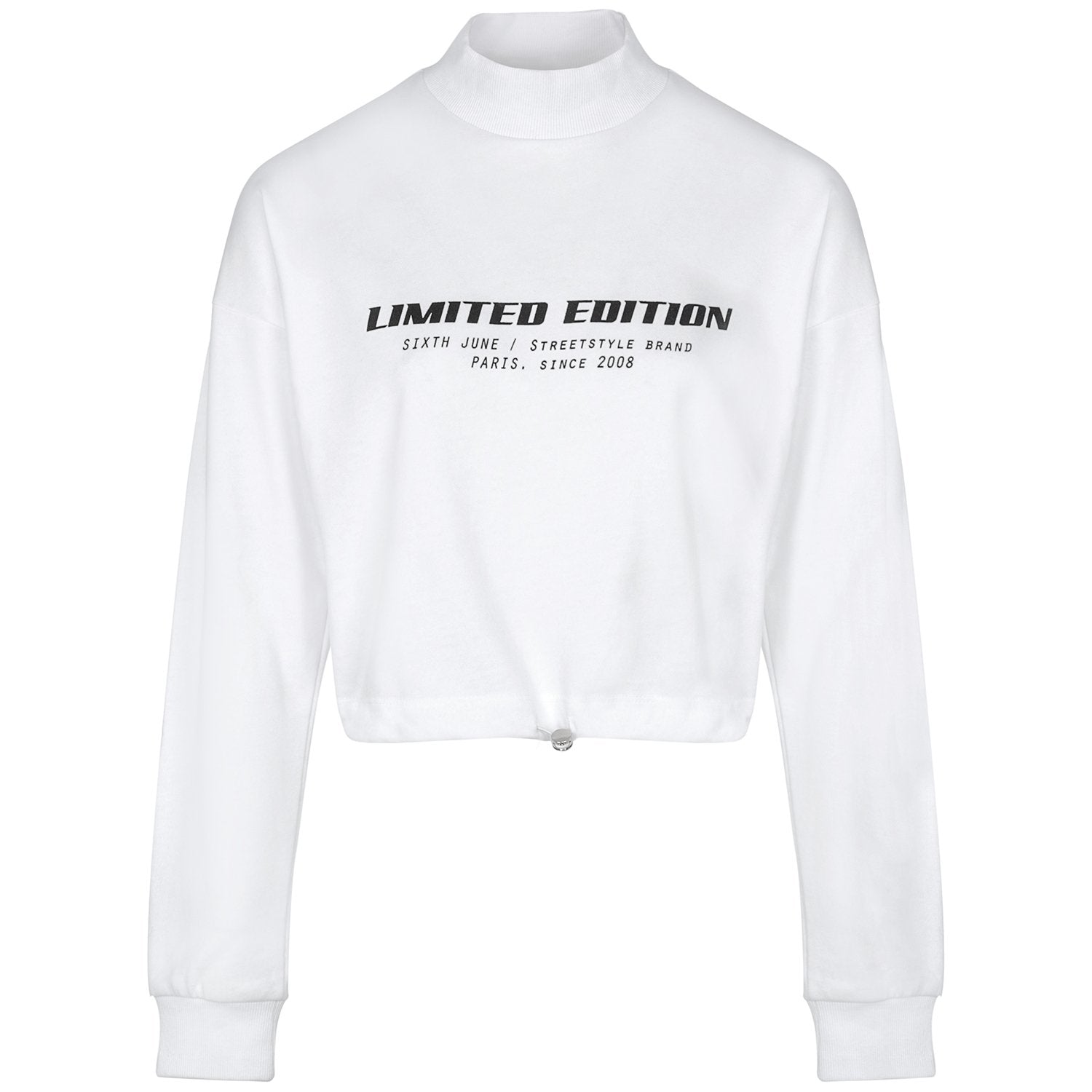 Weißes Sweatshirt in limitierter Auflage