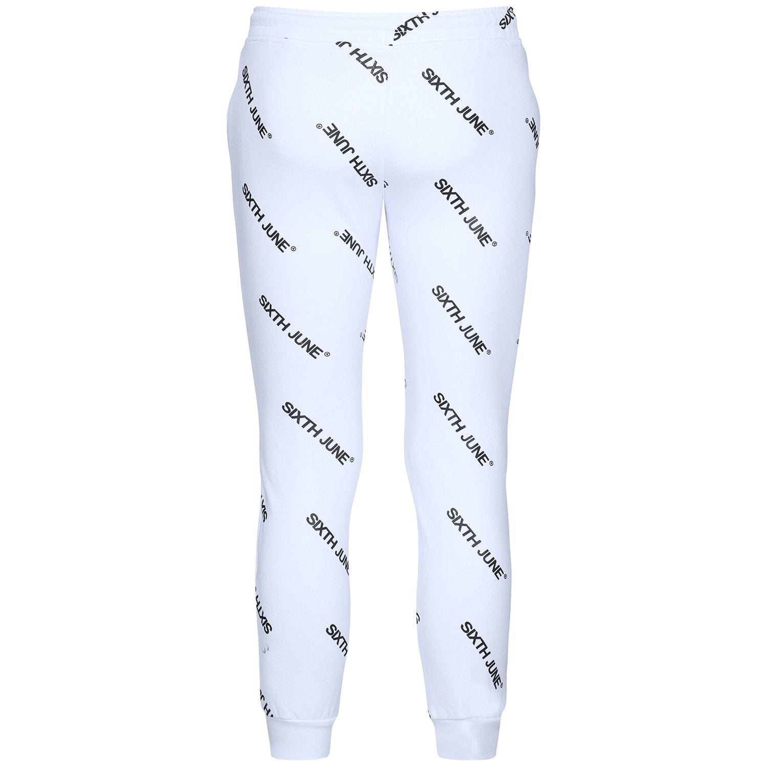 Overall print pants White