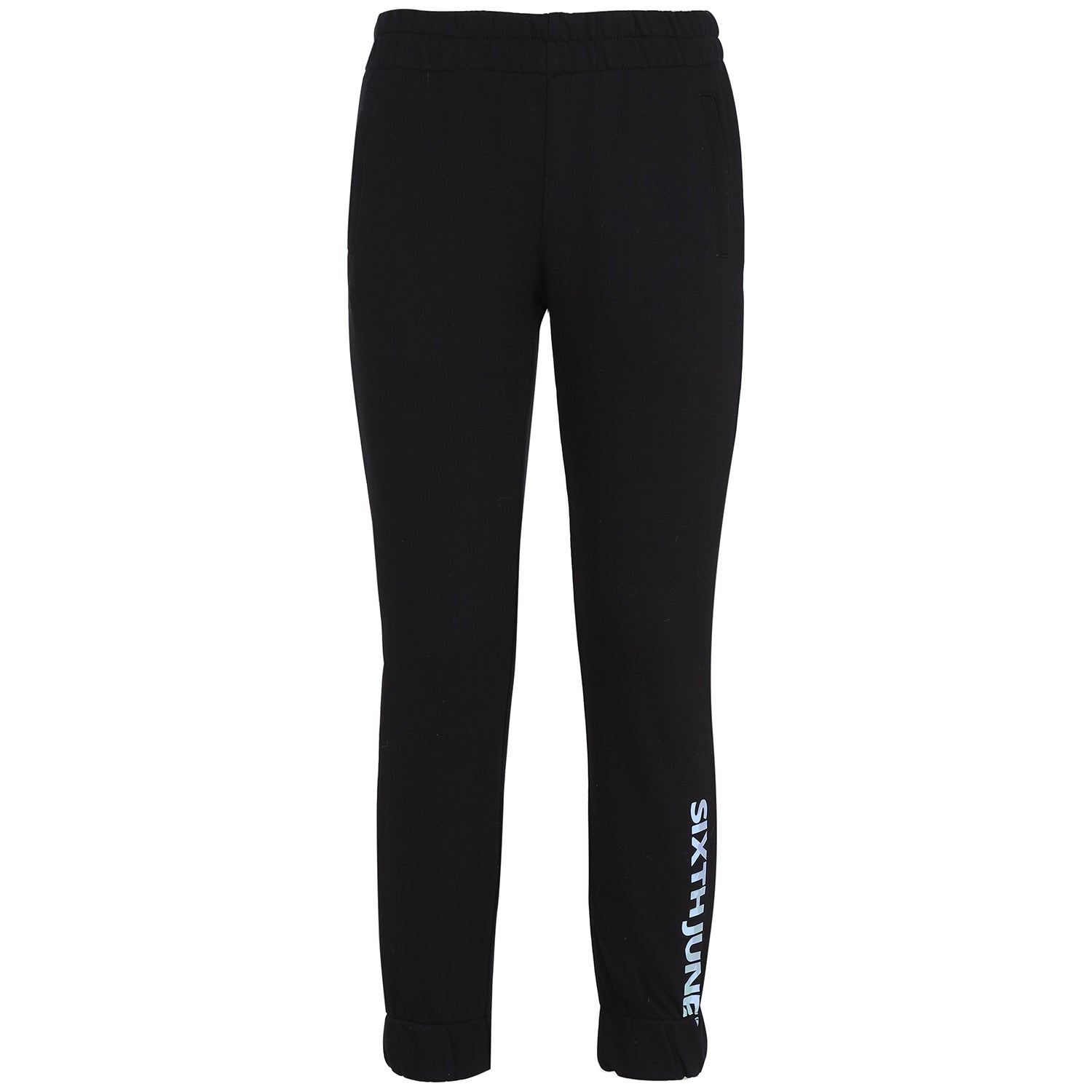 Sixth June - Jogging coton logo iridescent noir