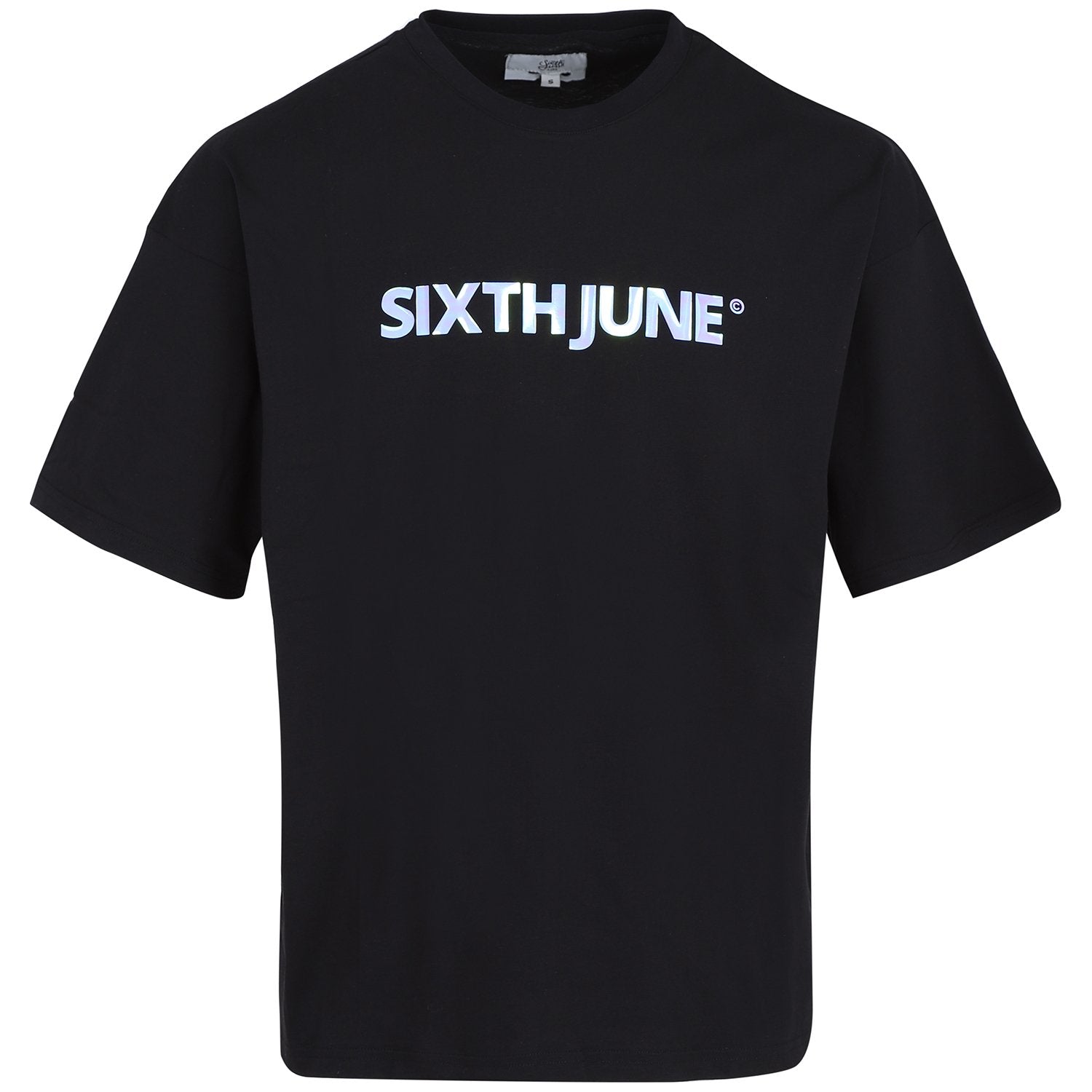 Sixth June - T-shirt imprimé iridescent large noir