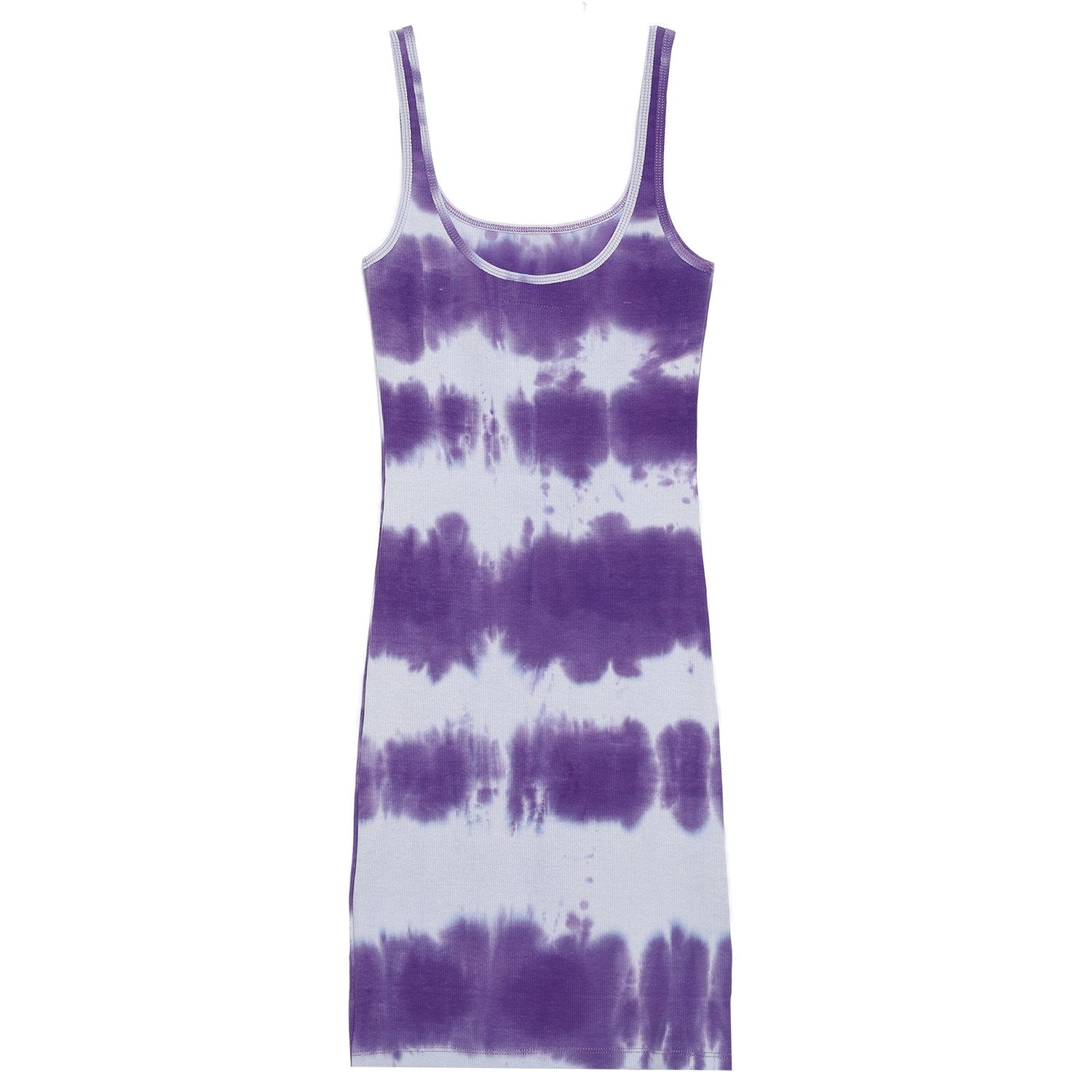 Sixth June - Robe tie dye côtelée violet