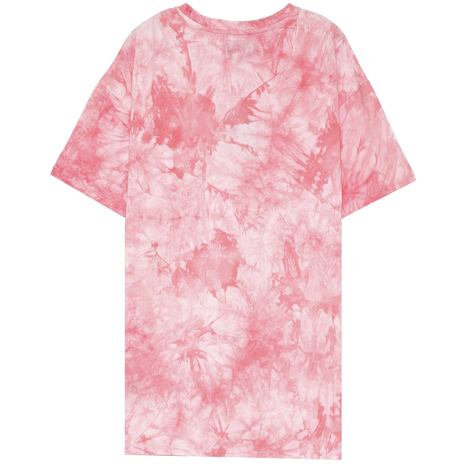 Sixth June - Robe t-shirt tie dye cordon serrage Rose