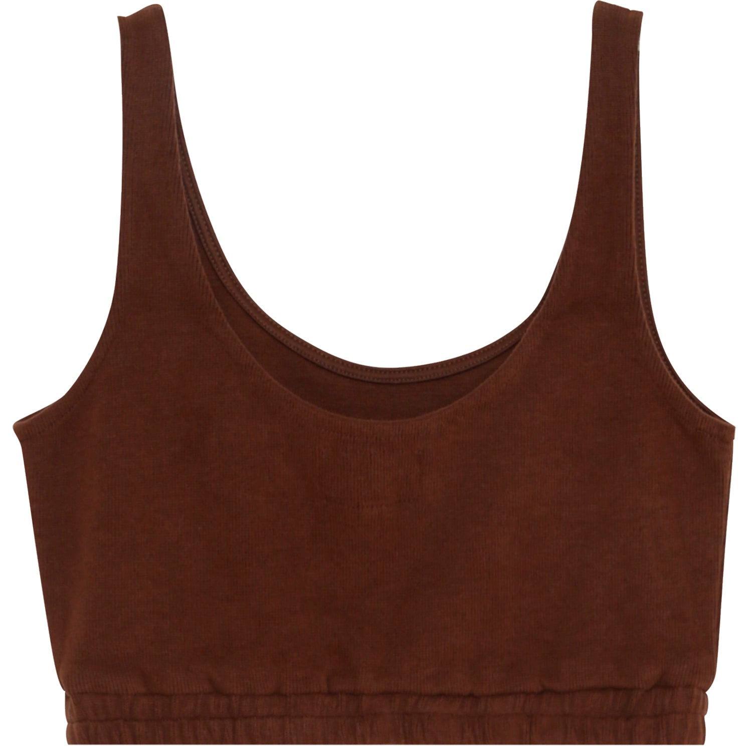 Sixth June - Brassière signature molletonnée Marron