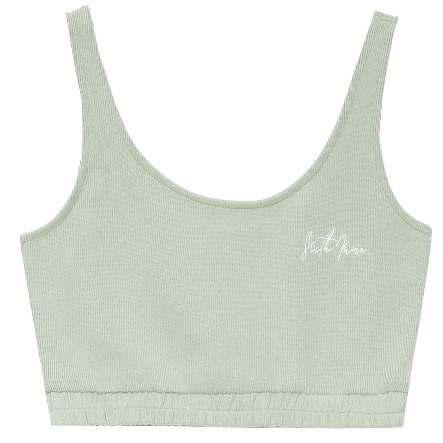 Sixth June - Brassière signature molletonné vert pastel