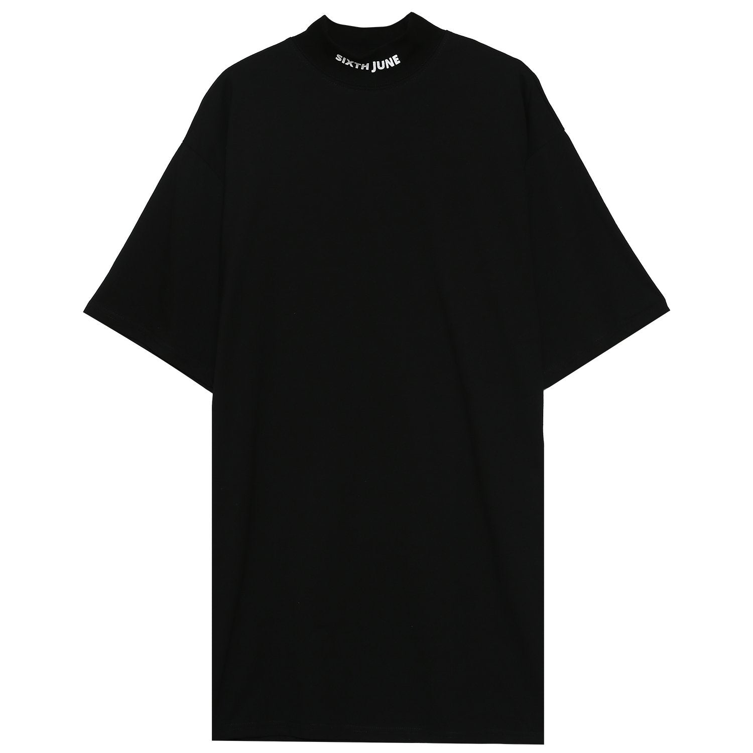 Sixth June - Robe t-shirt col montant Noir