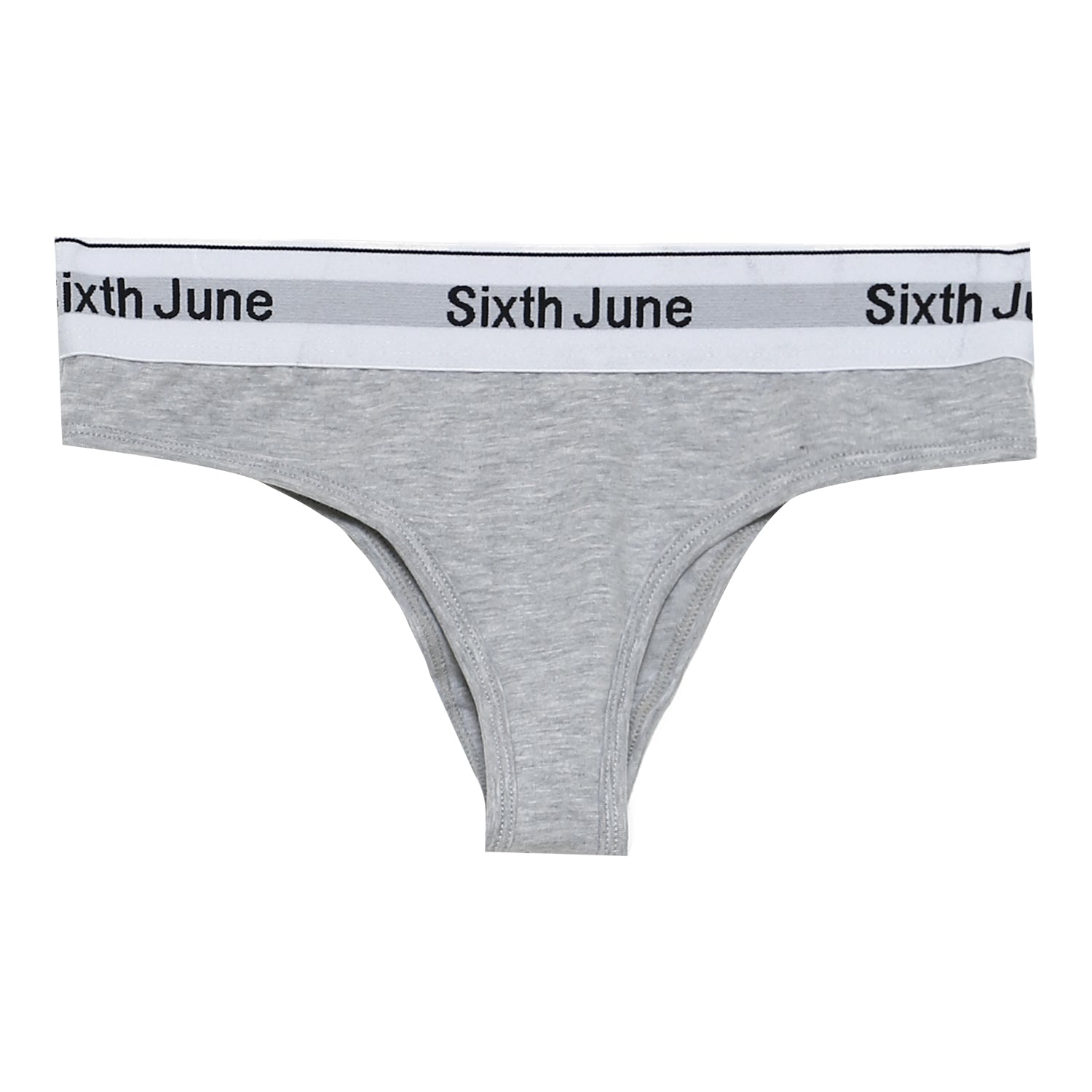 Sixth June - String bande élastique Gris